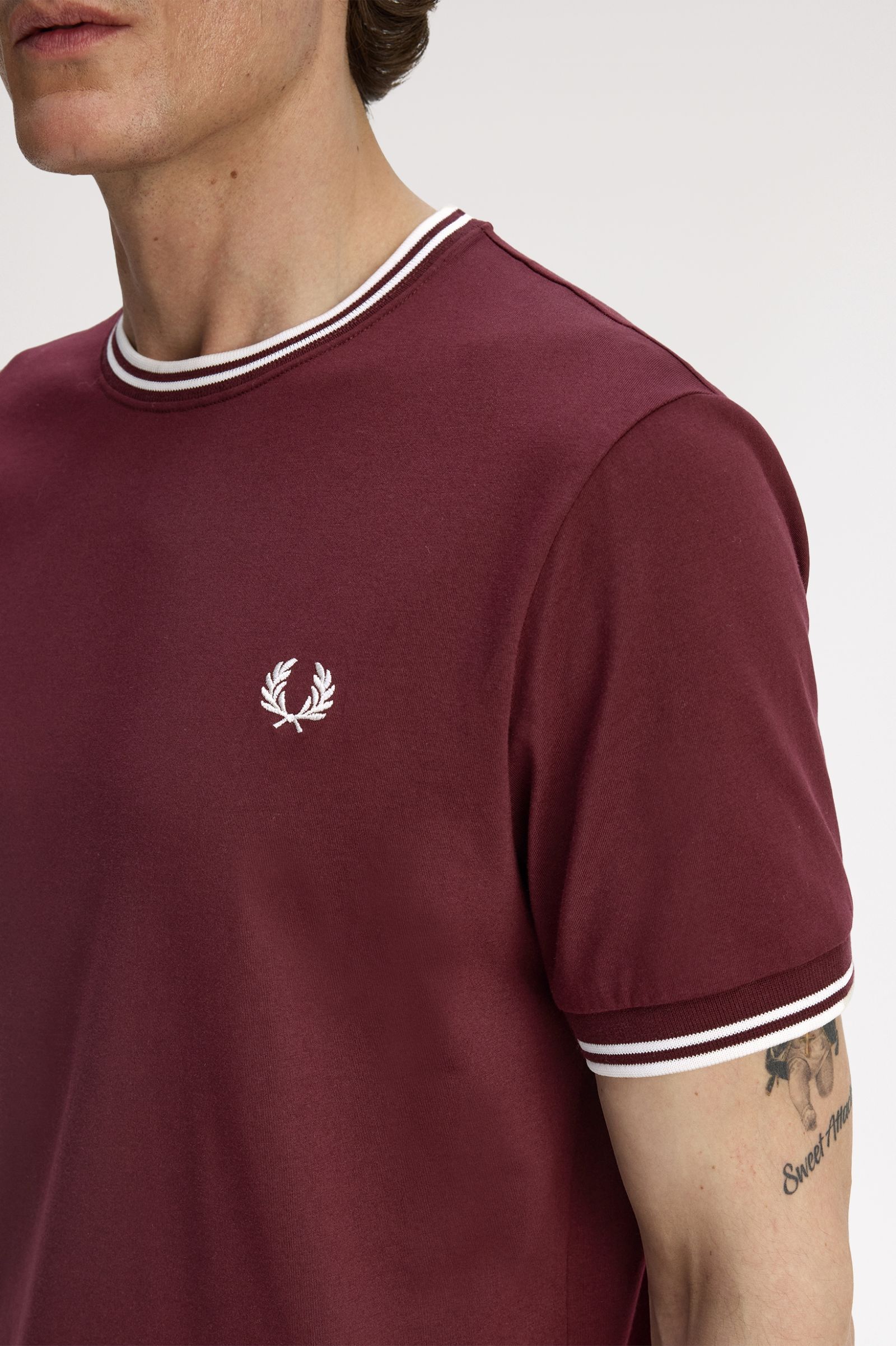 T-Shirt 'Twin Tipped' em Bordeaux Bordeaux-3