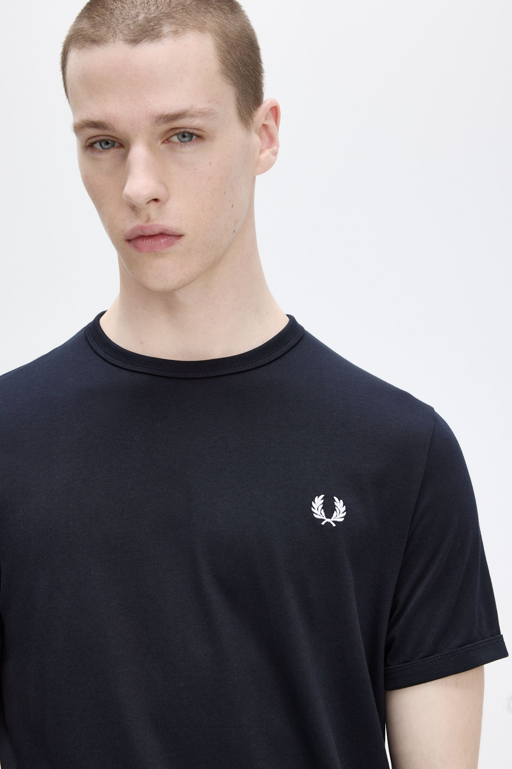 T-Shirt 'Ringer' Azul-marinho-3