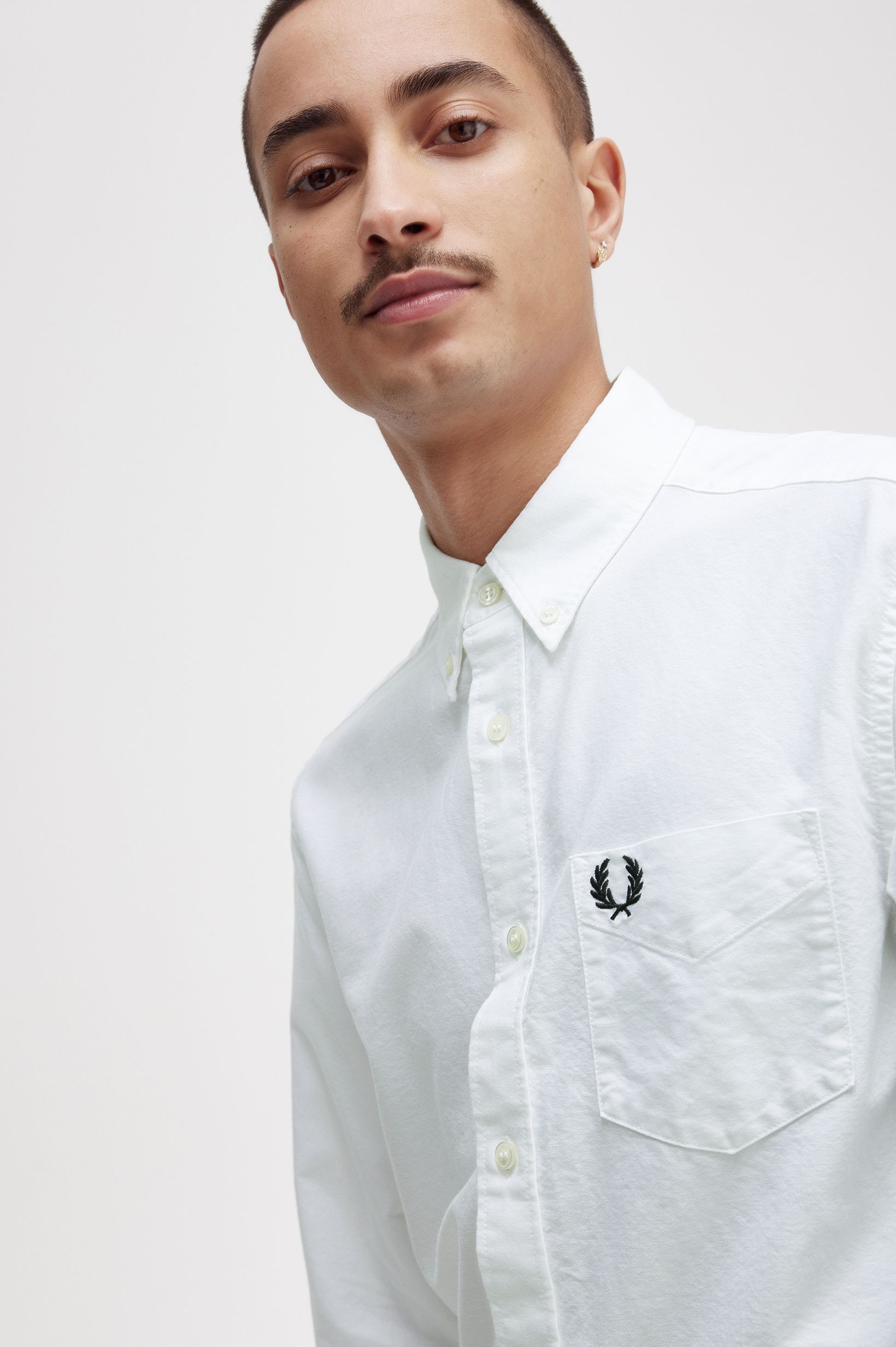 Camisa 'Oxford' Branco-3