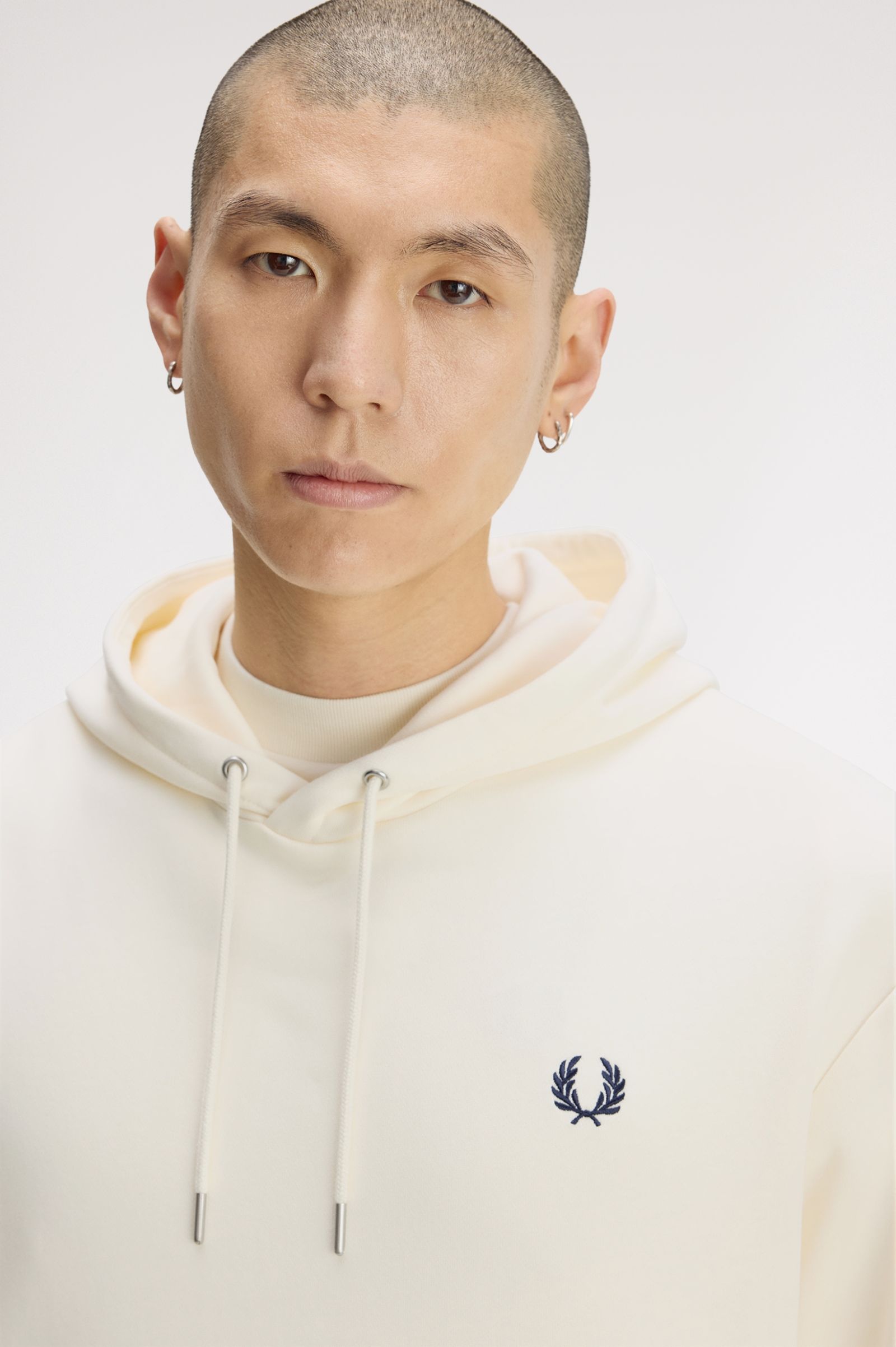 Sweatshirt com Capuz em Cru Cru-3