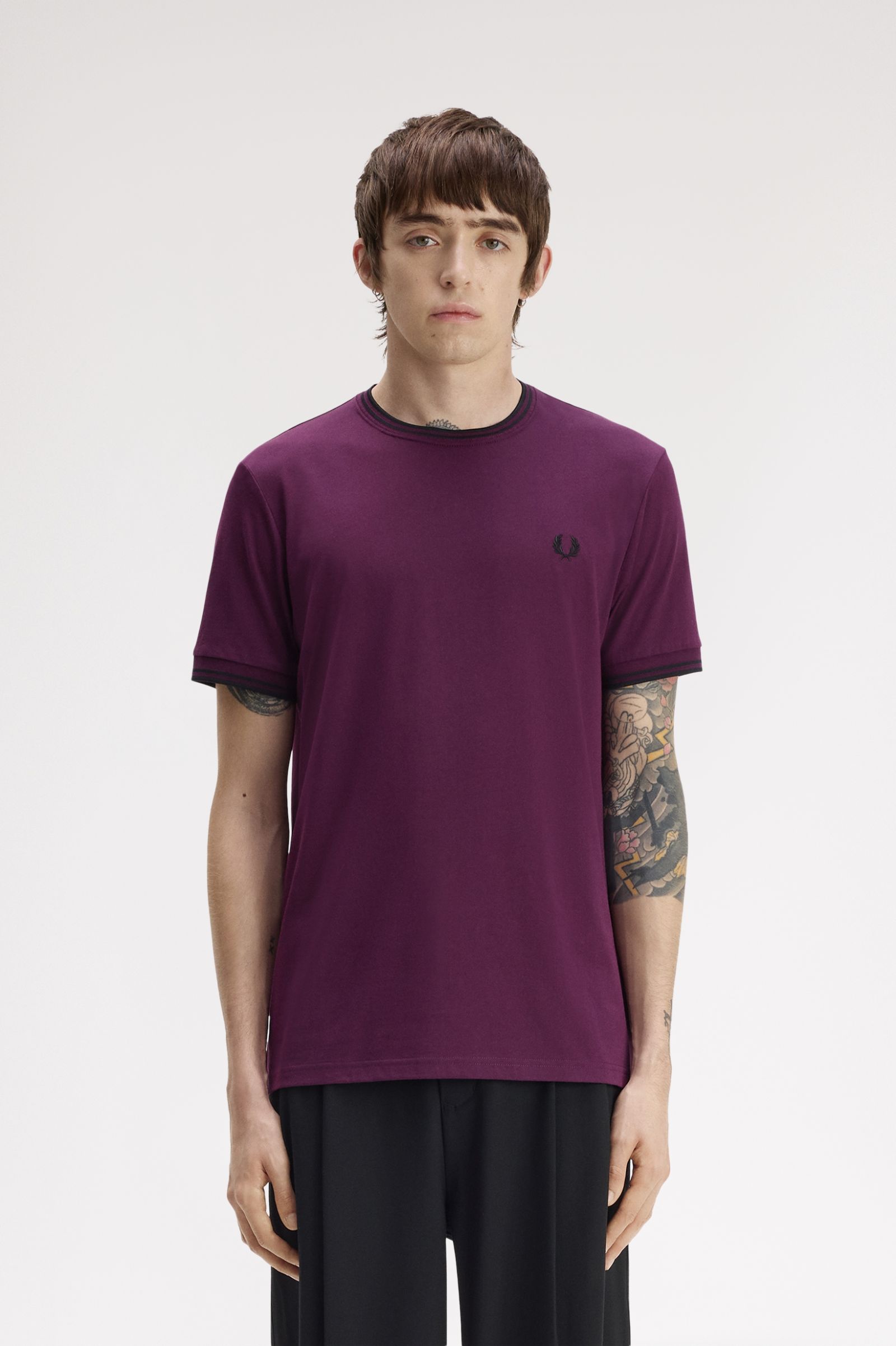 Imagem 0 de T-Shirt 'Twin Tipped' em Roxo