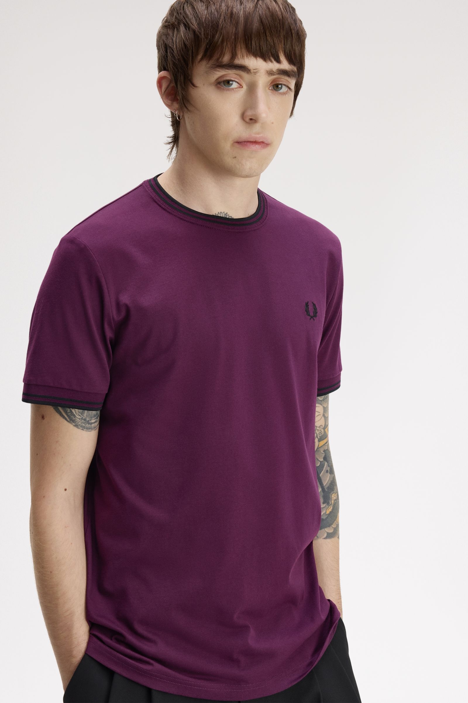 T-Shirt 'Twin Tipped' em Roxo Roxo-2