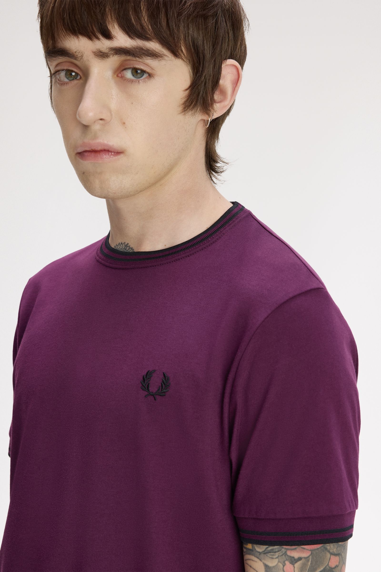 T-Shirt 'Twin Tipped' em Roxo Roxo-3