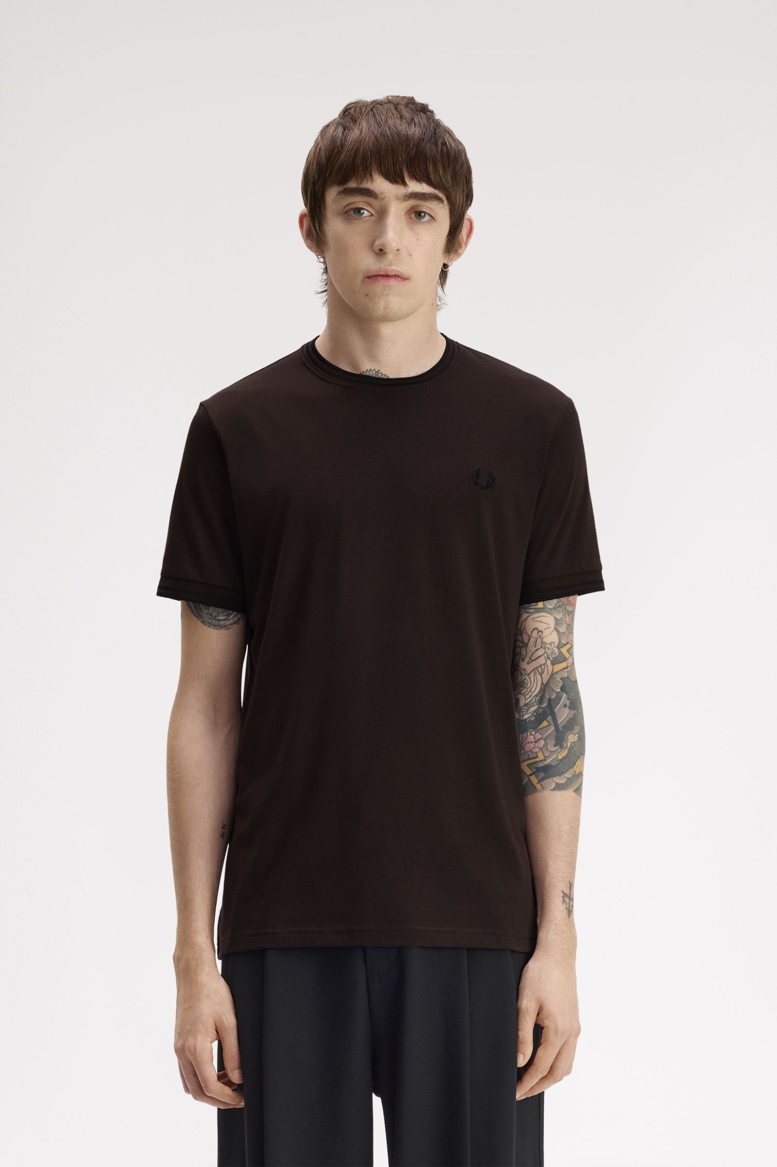 Imagem 0 de T-Shirt 'Twin Tipped' em Castanho