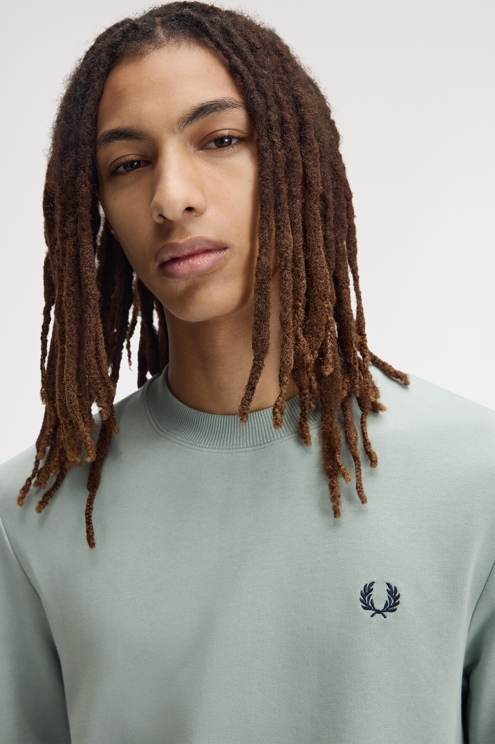 Sweatshirt Gola Redonda em Azul-claro Azul-claro-3