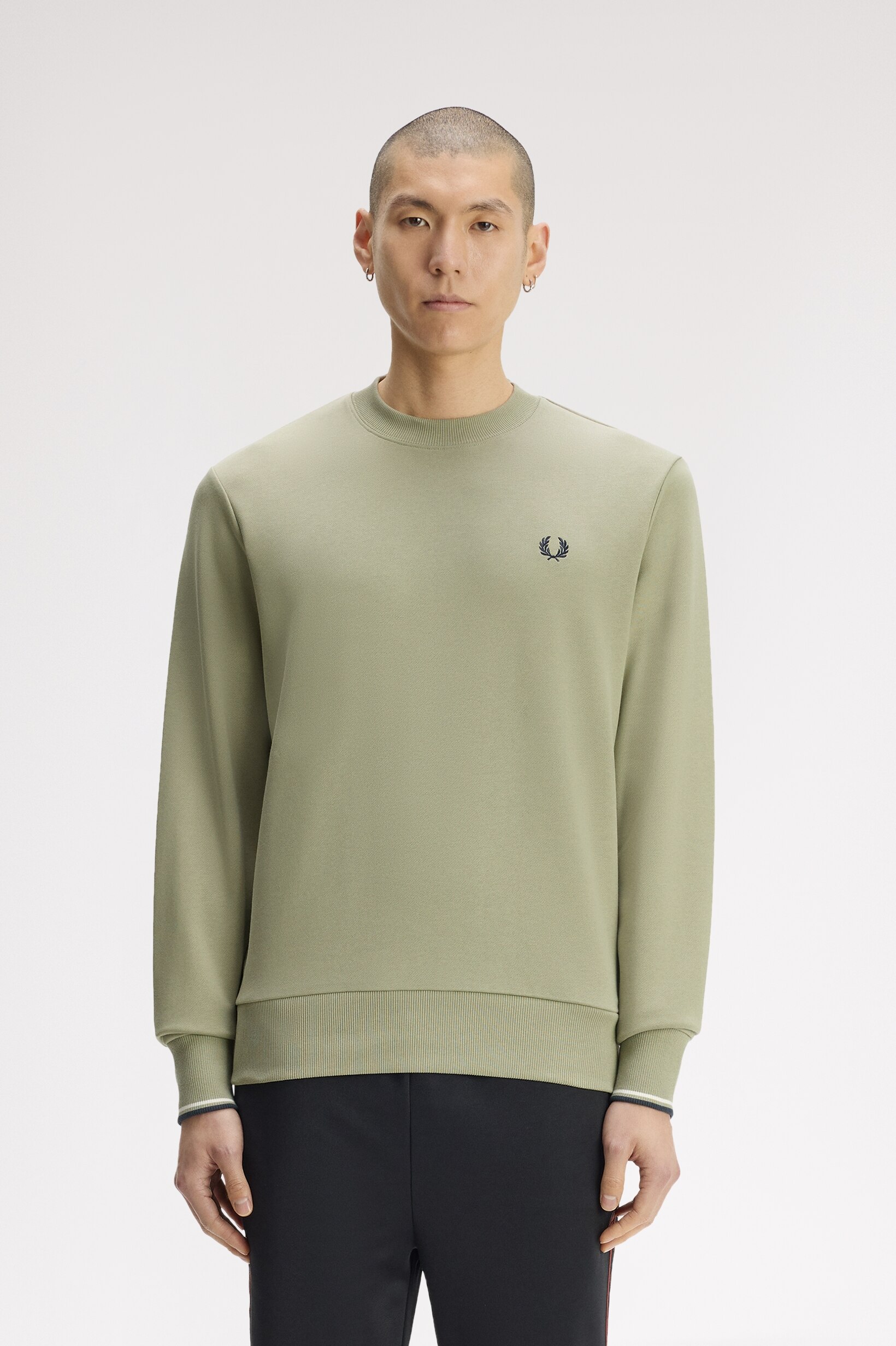 Imagem 0 de Sweatshirt Gola Redonda em Verde-claro