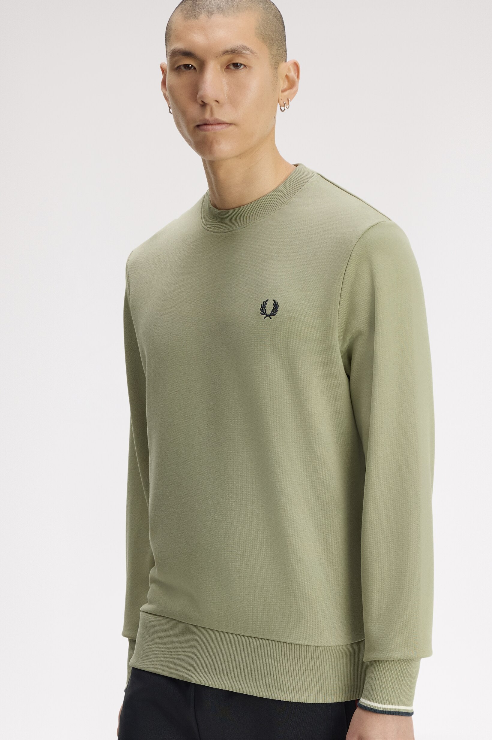Sweatshirt Gola Redonda em Verde-claro Verde-claro-2