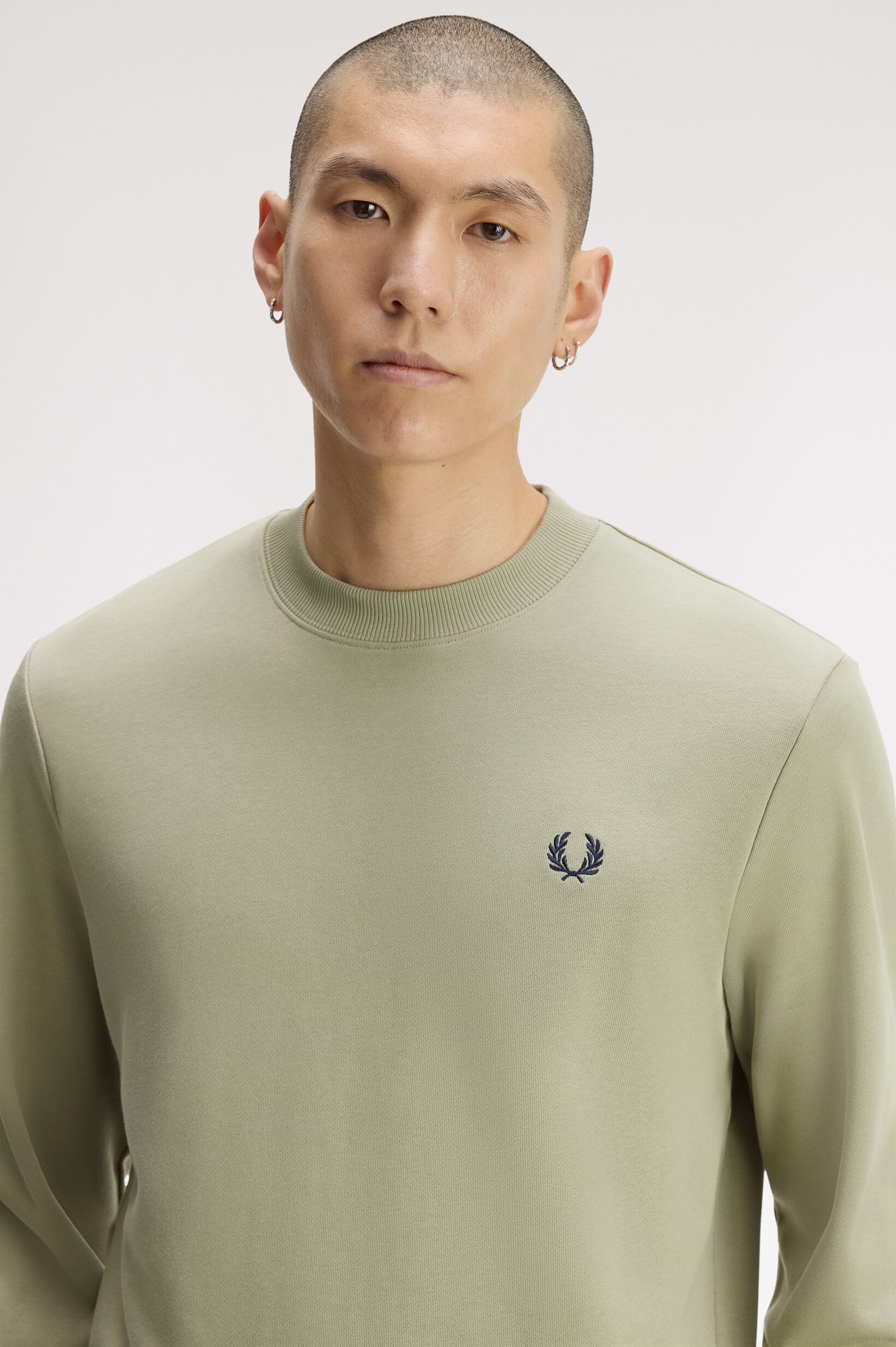 Sweatshirt Gola Redonda em Verde-claro Verde-claro-3