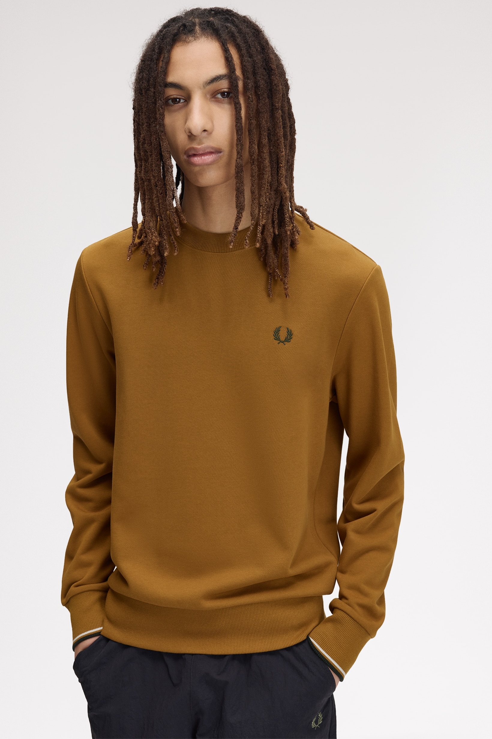 Sweatshirt Gola Redonda em Camel Camel-2