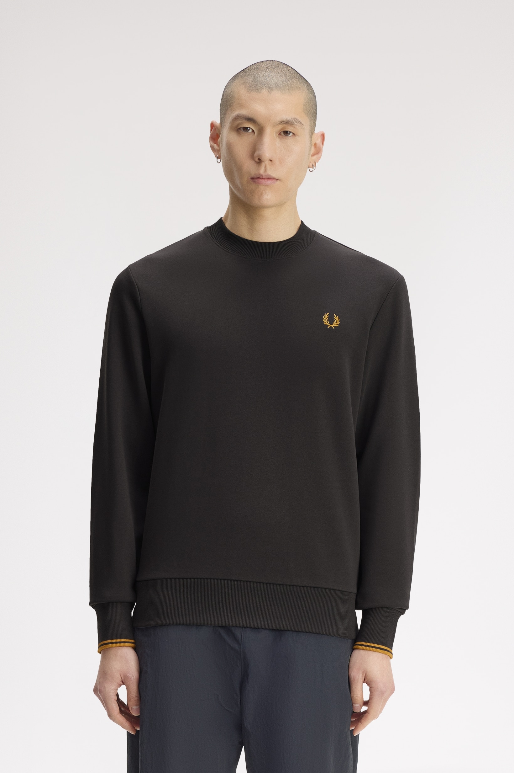 Imagem 0 de Sweatshirt Gola Redonda em Cinzento-escuro