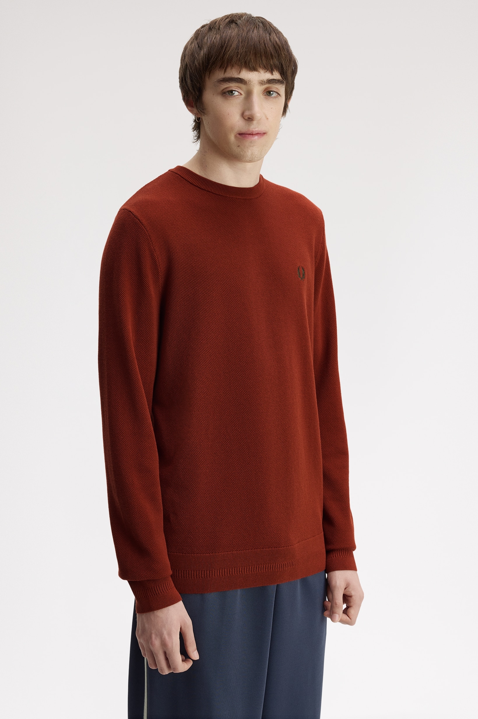 Camisola Piqué em Vermelho Vermelho-2