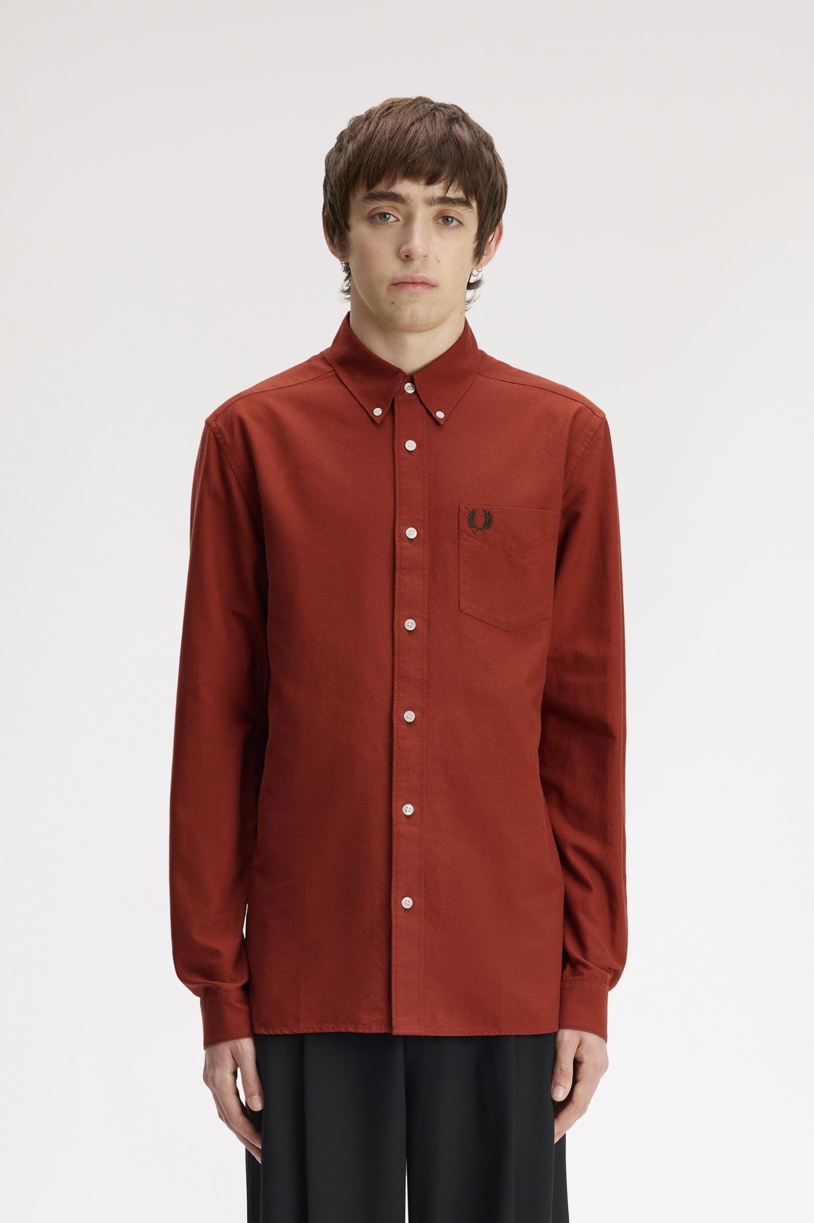 Imagem 0 de Camisa vermelha 'Oxford'