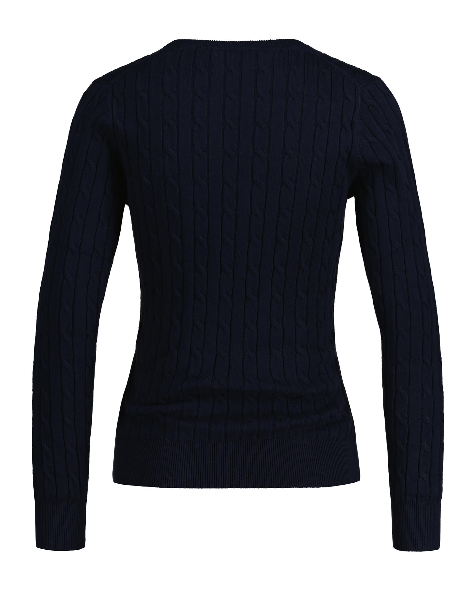 Camisola de Manga Comprida com Logo Azul-3
