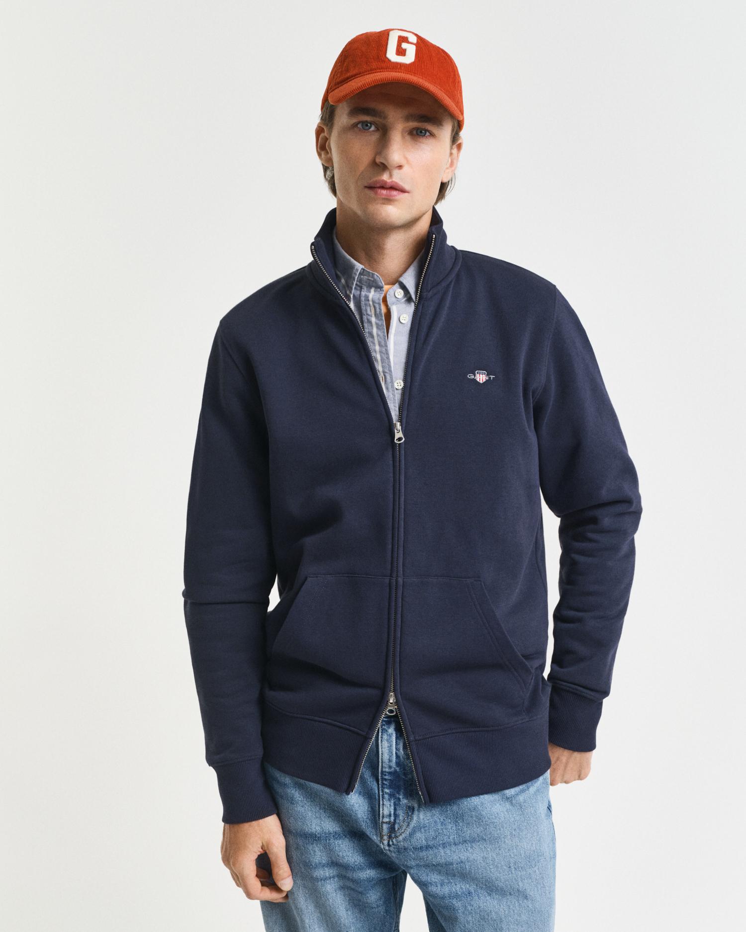 Imagem 0 de Sweatshirt de Fecho Zip com Bolsos Laterais
