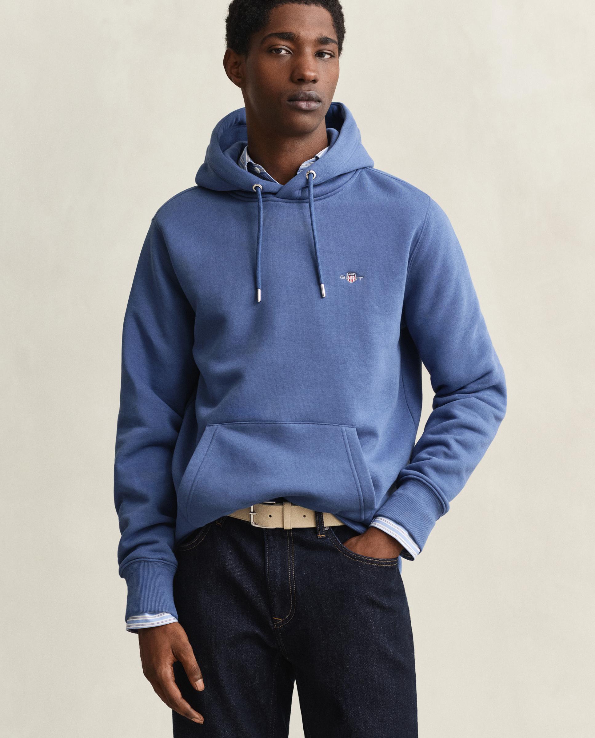 Sweatshirt com Capuz Shield Azul-1