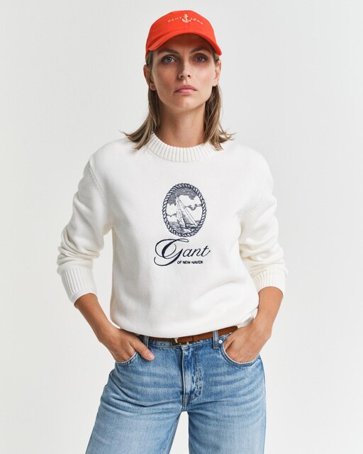 Imagem 0 de Sweatshirt de Gola Alta com Desenho no Peito