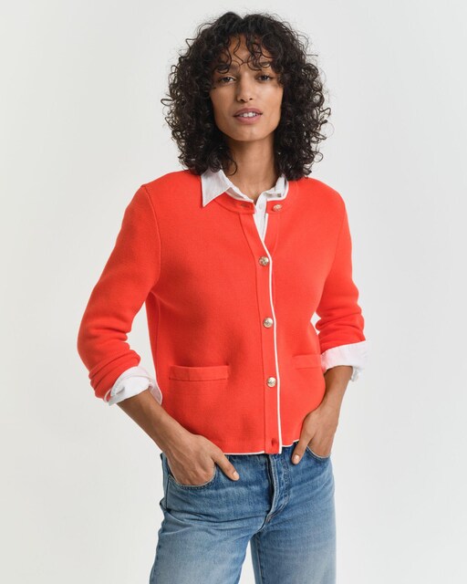 Imagem 0 de Cardigan com Fecho de Botões e Bolsos Laterais
