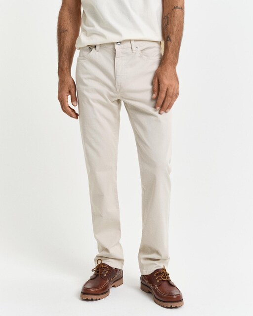 Imagem 0 de Jeans Slim com Bolsos Laterais e Presilhas