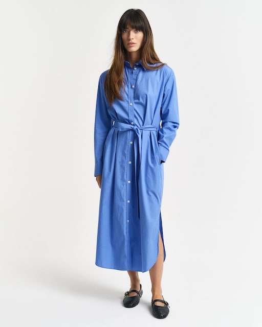 Imagem 0 de Vestido Comprido Tipo Camisa