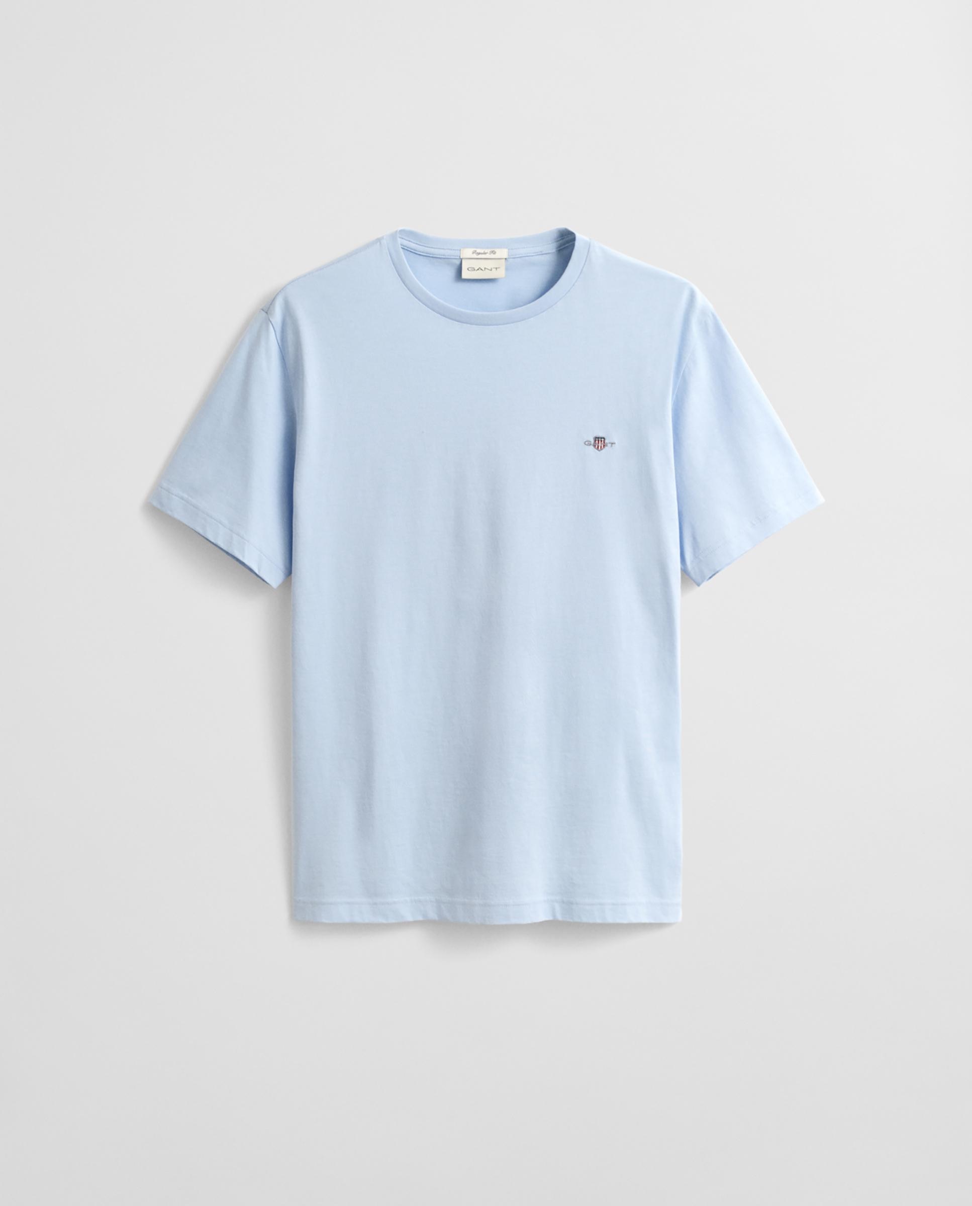 T-shirt Regular Fit Shield de Manga Curta Azul-claro-5
