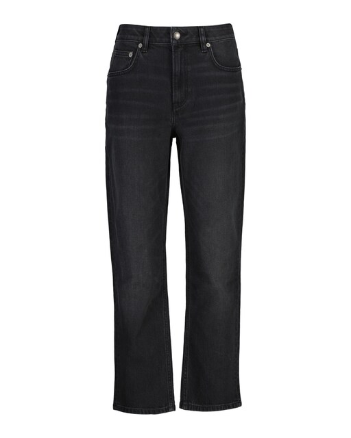 Imagem 0 de Jeans com Corte a Direito de Comprimento Pelo Tornozelo Elásticos