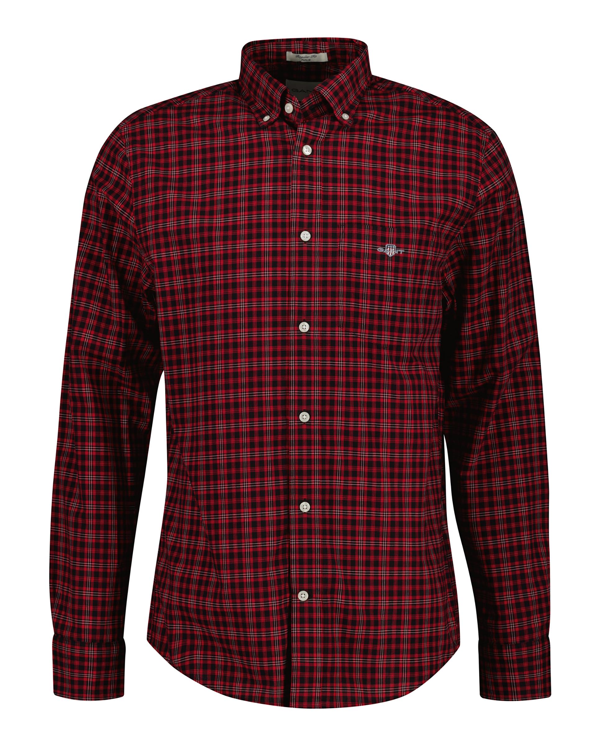 Imagem 0 de Camisa Aos Quadrados em Popelina Clássica Aos Quadrados Regular Fit