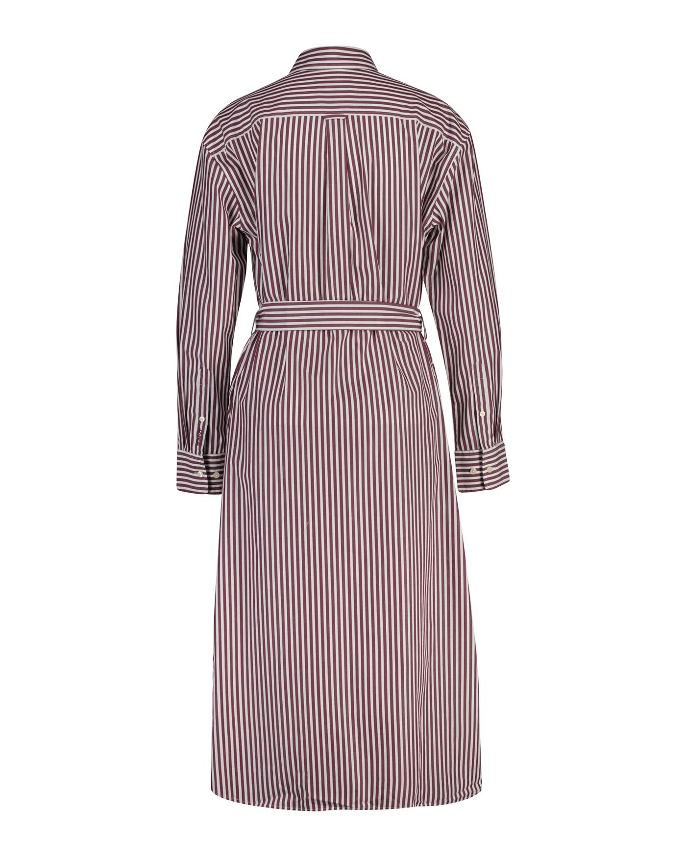 Vestido Tipo Camisa com Cinto Vermelho-2