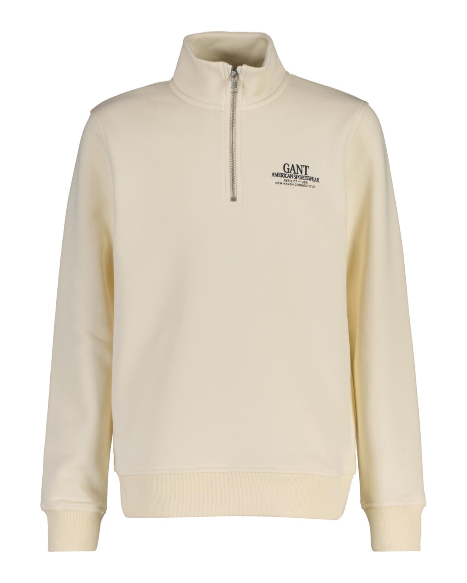 Imagem 0 de Sweatshirt com Meia Fecho Zip e Detalhe no Peito