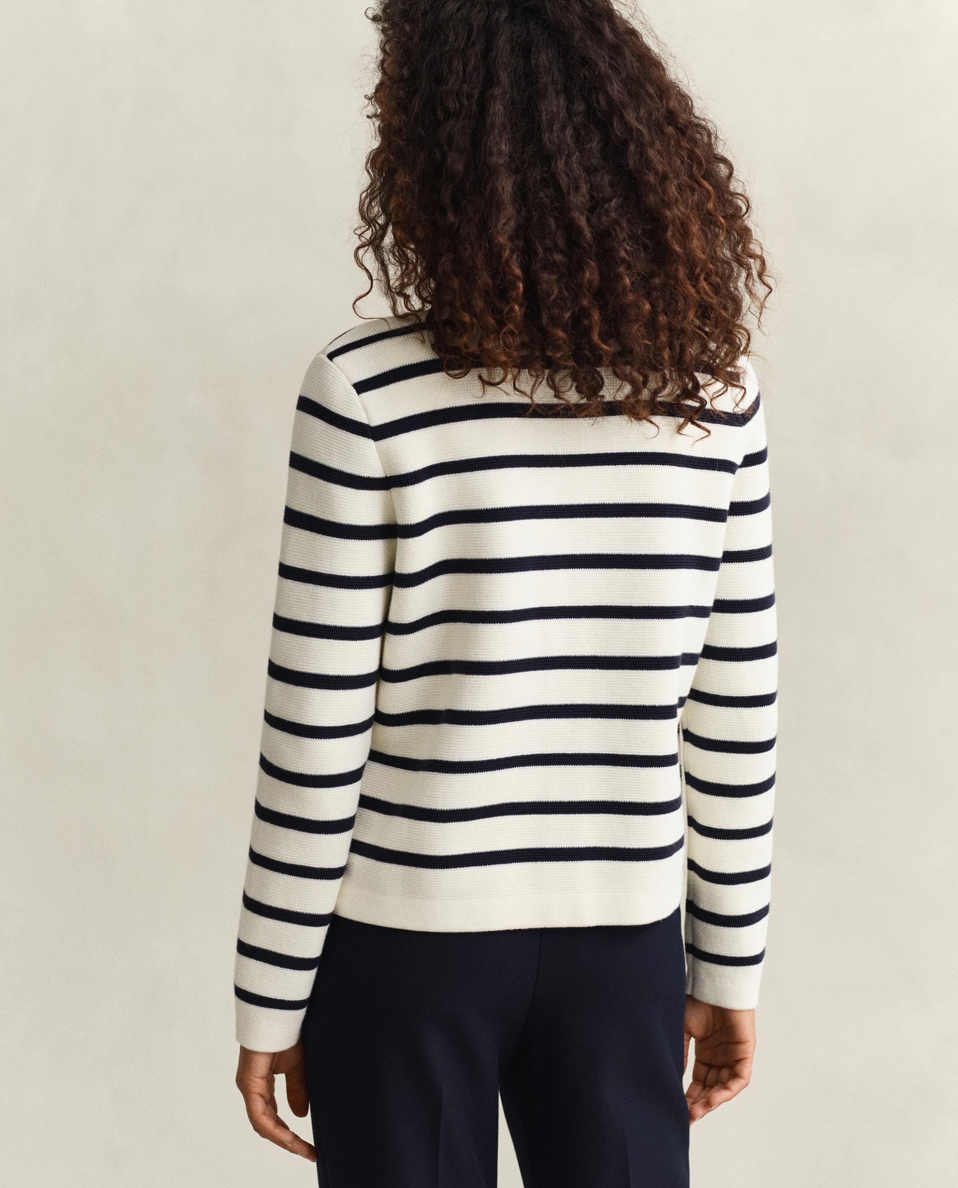 Blusão de Malha de Algodão Branco-2