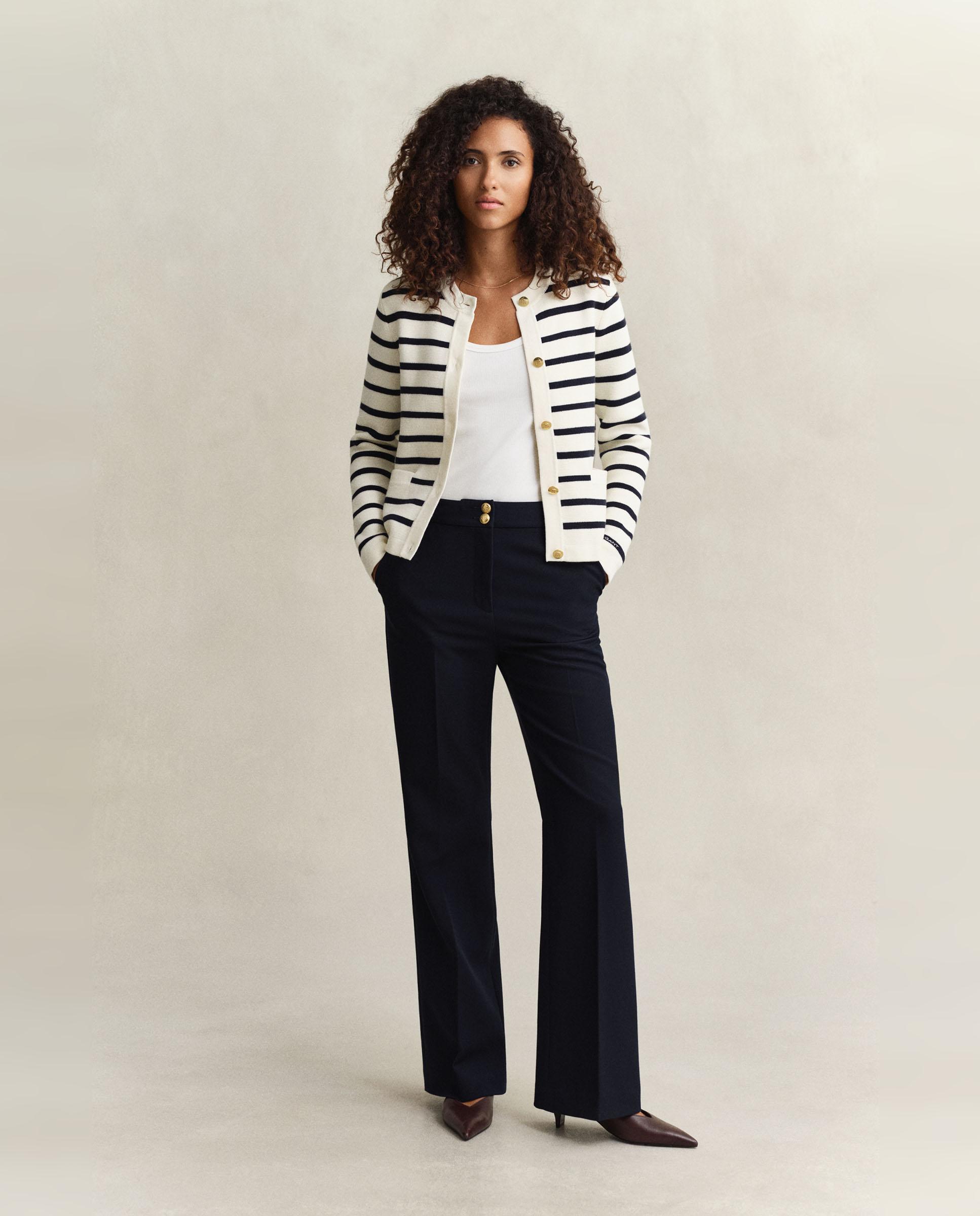 Blusão de Malha de Algodão Branco-4