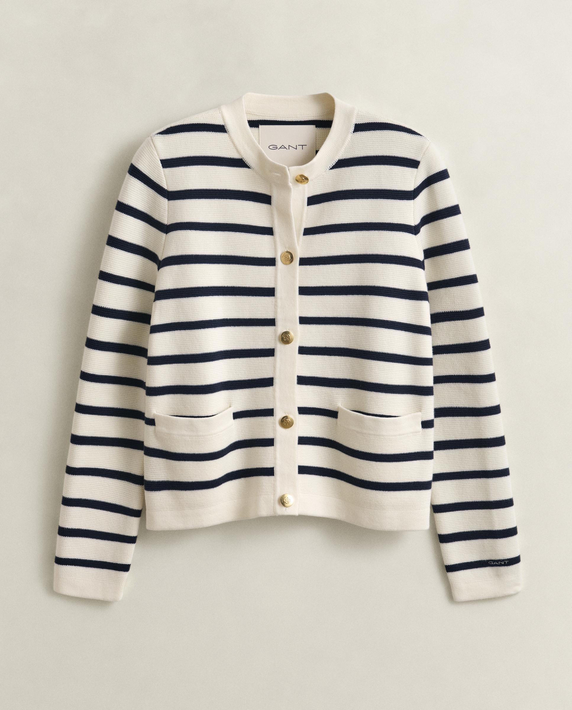 Blusão de Malha de Algodão Branco-5