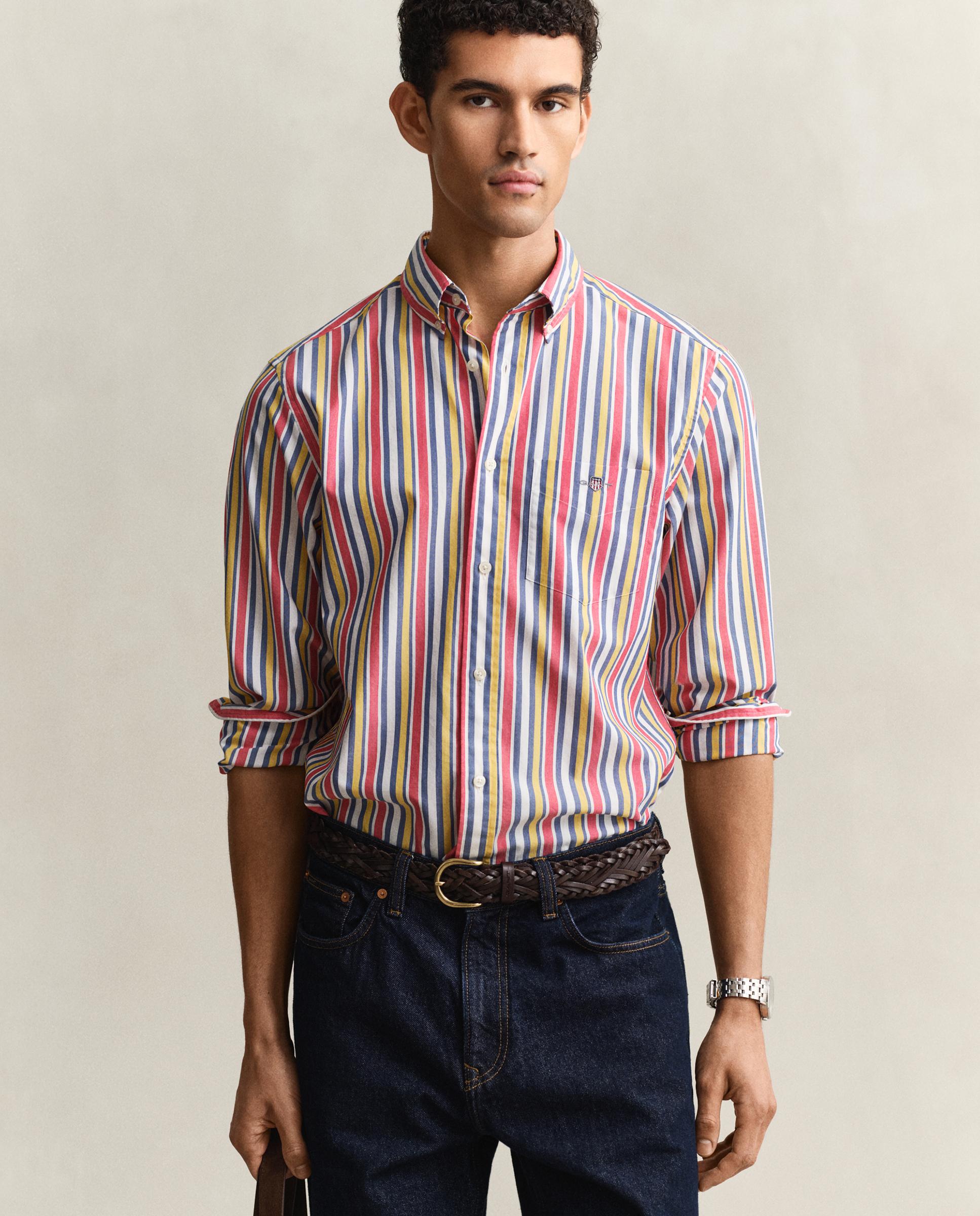 Imagem 0 de Camisa de Popelina Mil Riscas