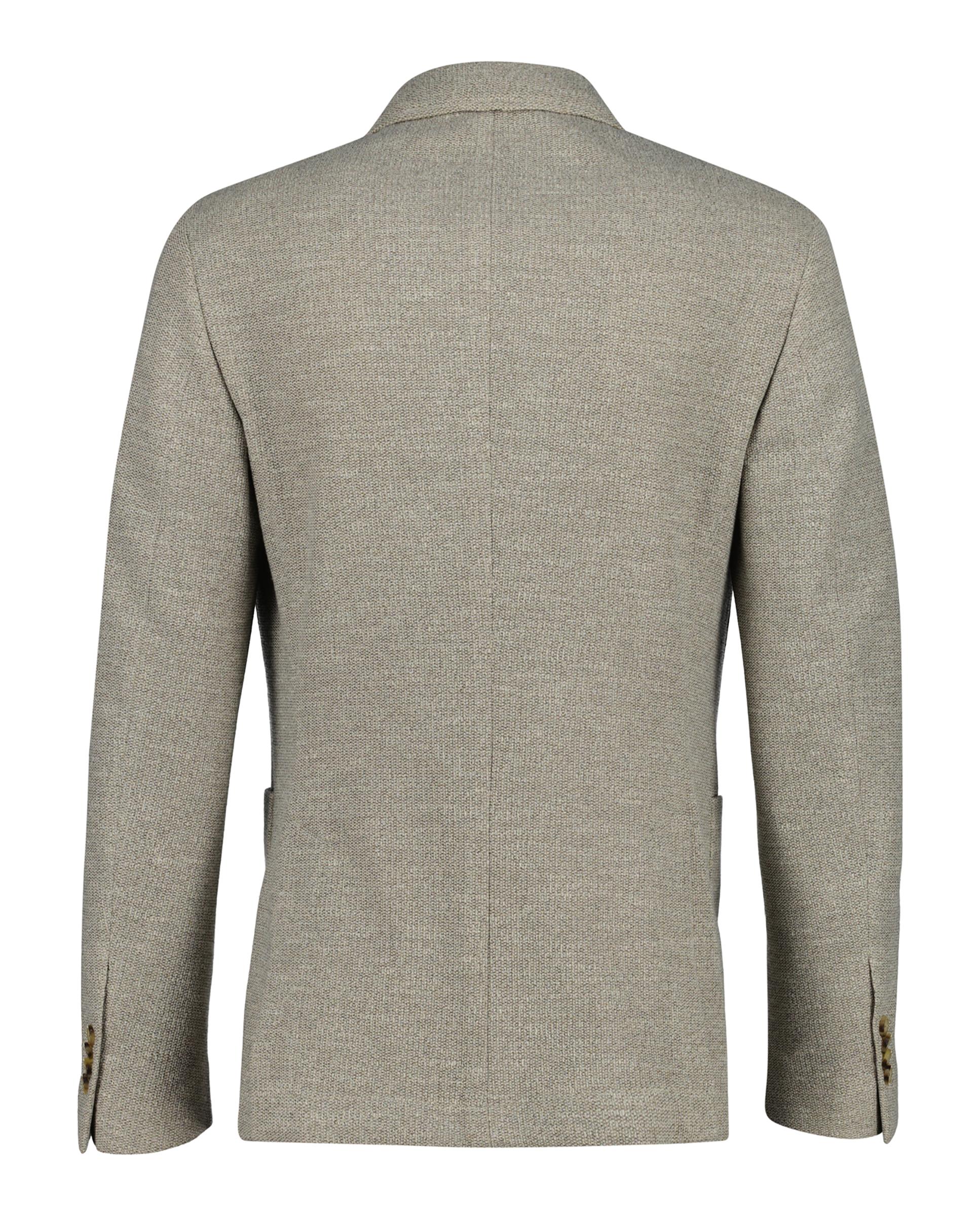 Blazer de Malha com Botões Bege-2