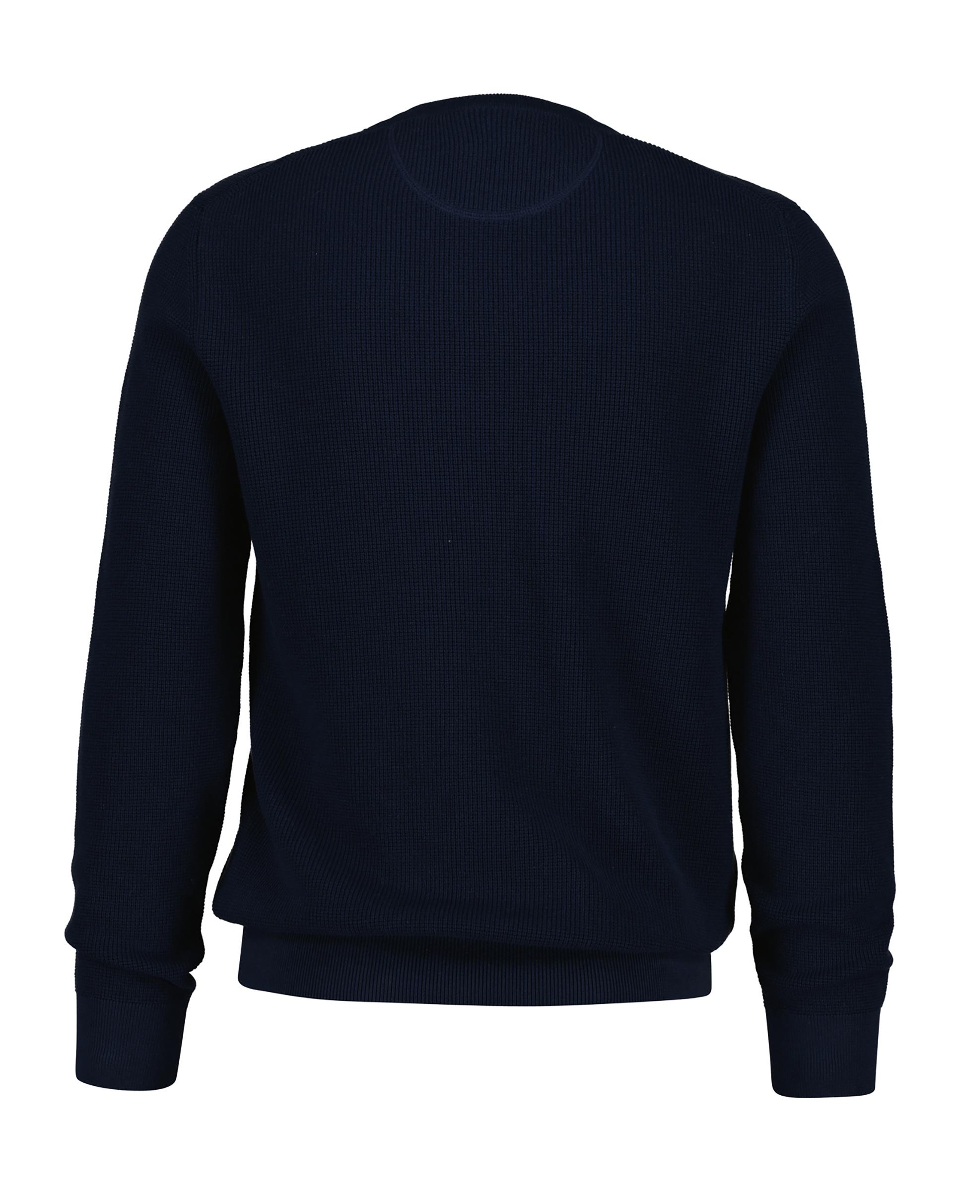Camisola de Gola Redonda com Logo Azul-2