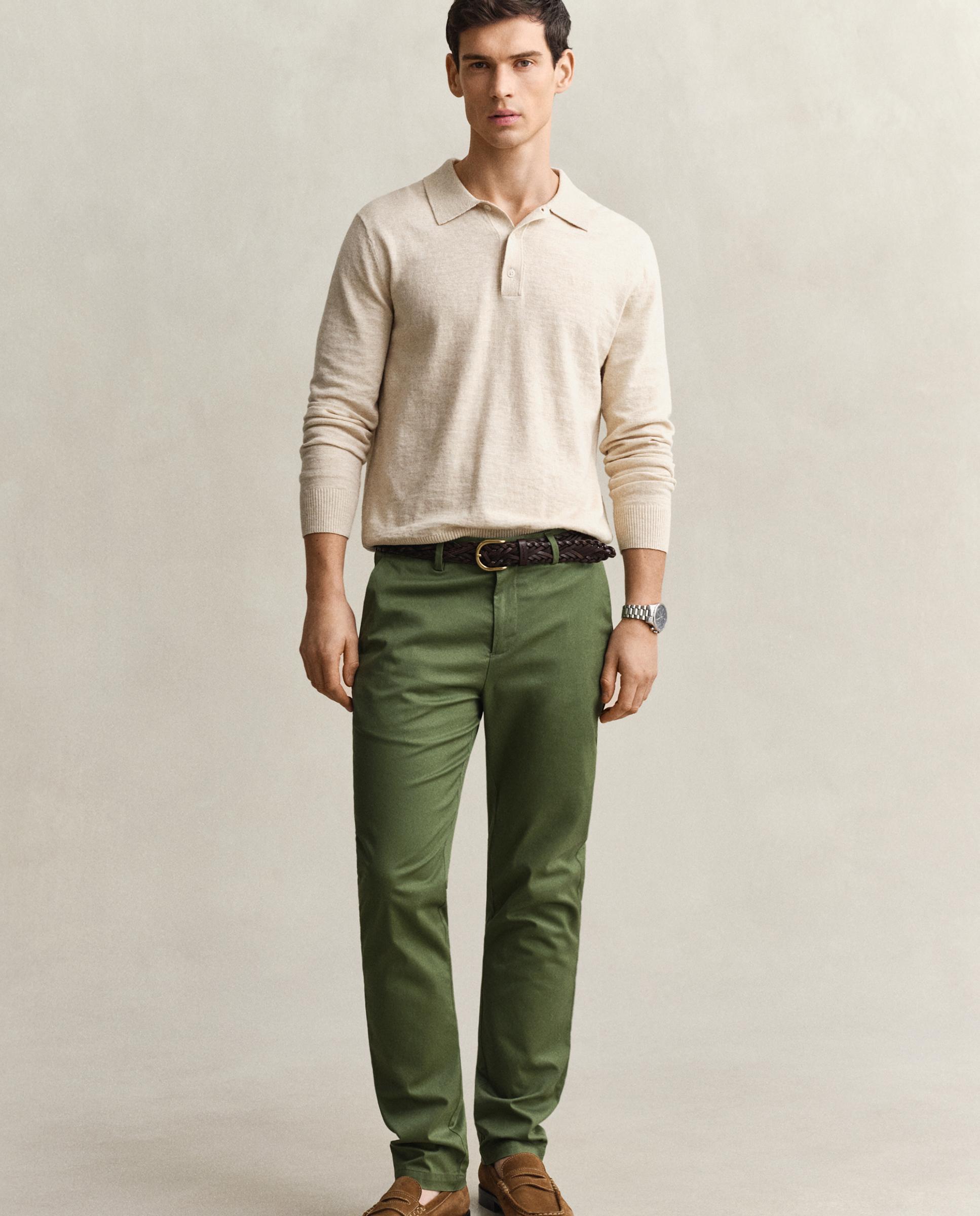 Imagem 0 de Calças Chino Regular Sport Clássicas