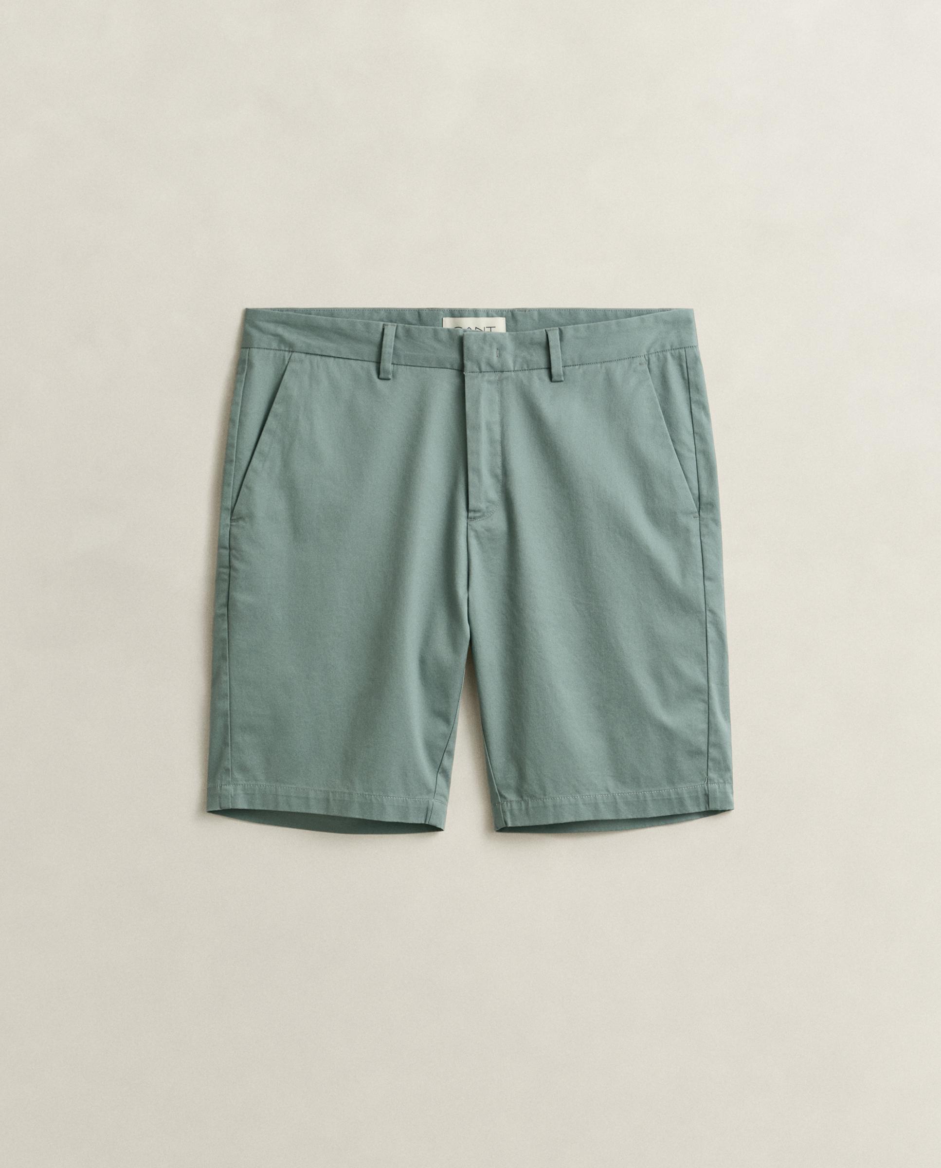 Calções Chinos Desportivos Cinzento esverdeado-5