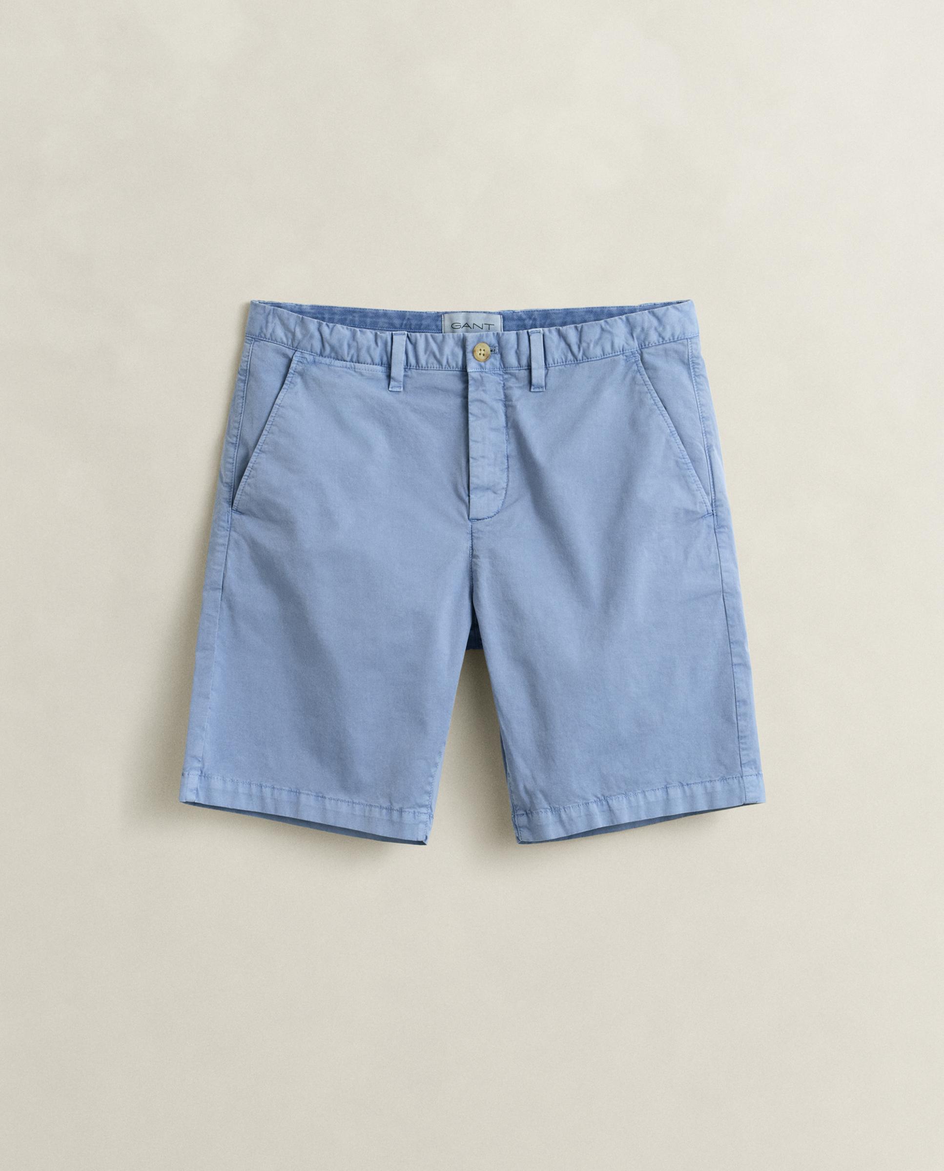 Calções Chinos Sunfaded Azul-1