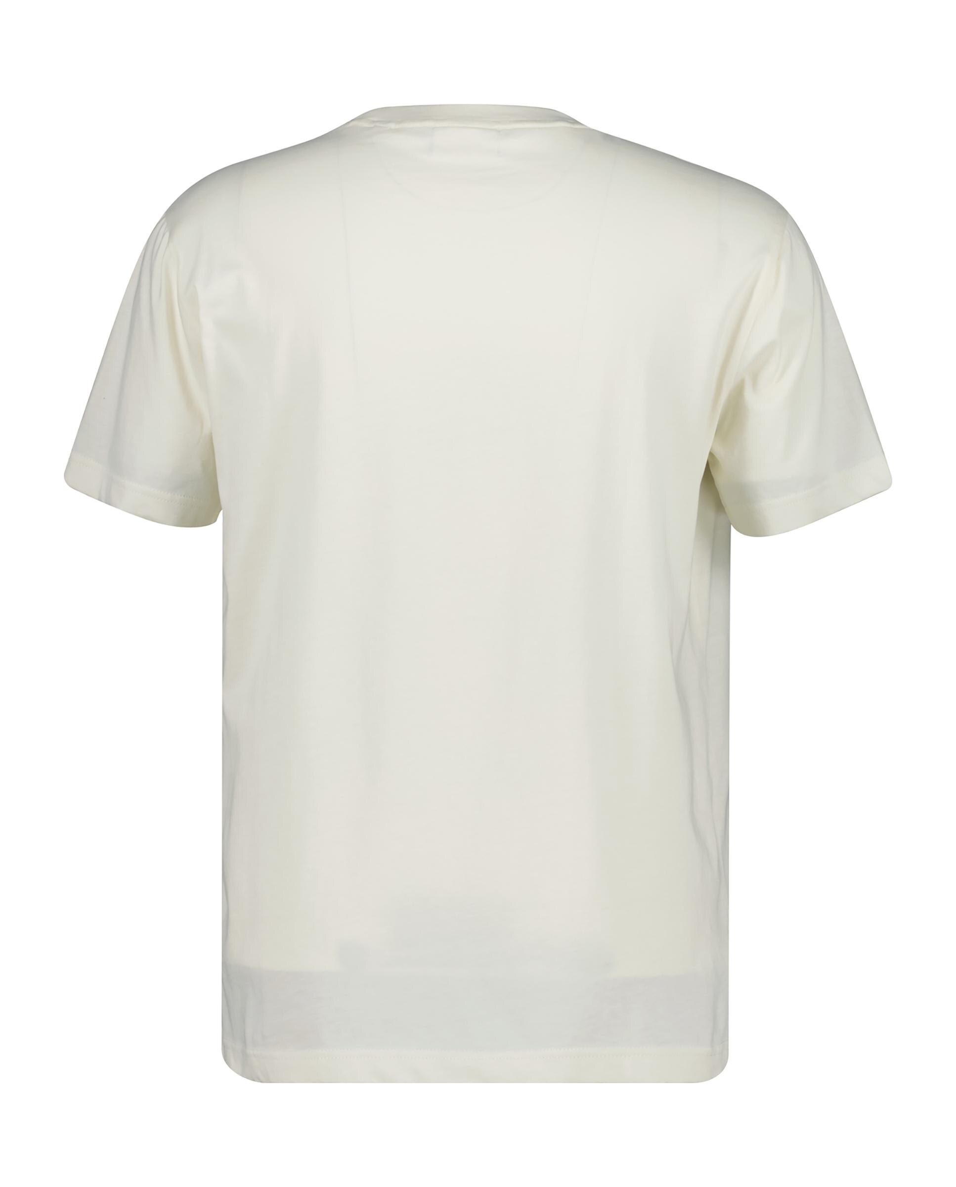 T-shirt Bordada Graphic de Manga Curta Branco-2