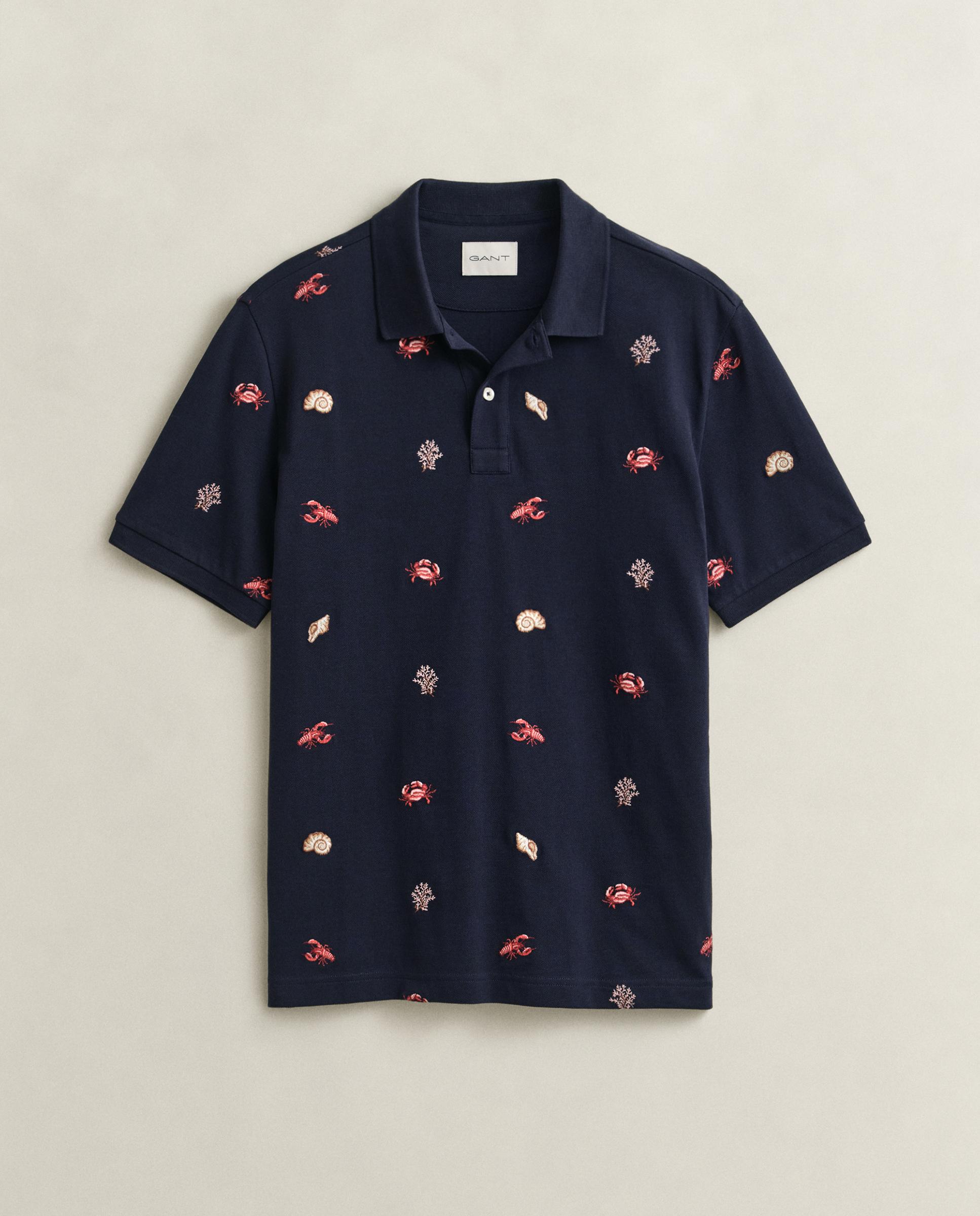 Imagem 0 de Polo Bordado de Manga Curta