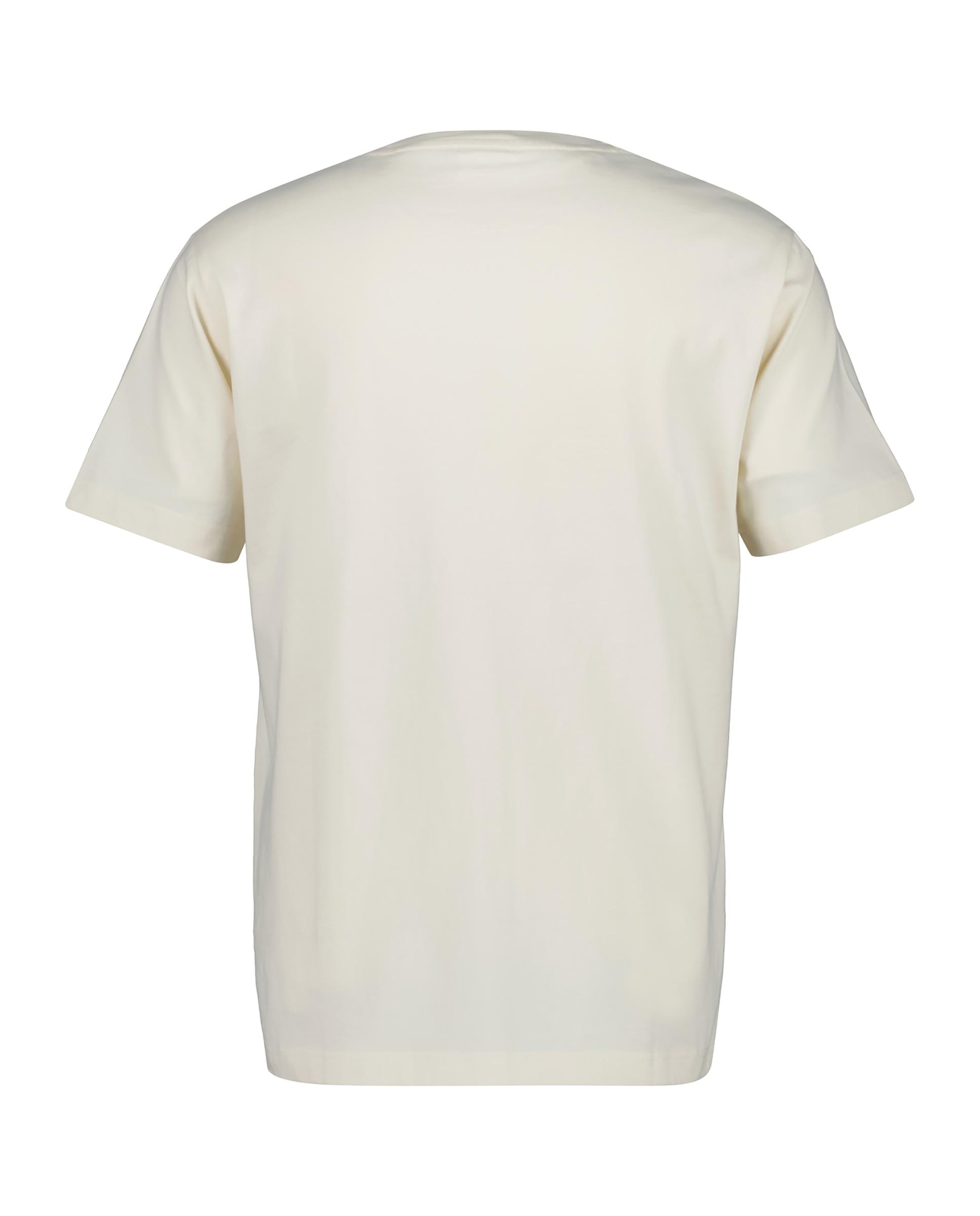 T-shirt com Estampado Seaside e Manga Curta Branco-2