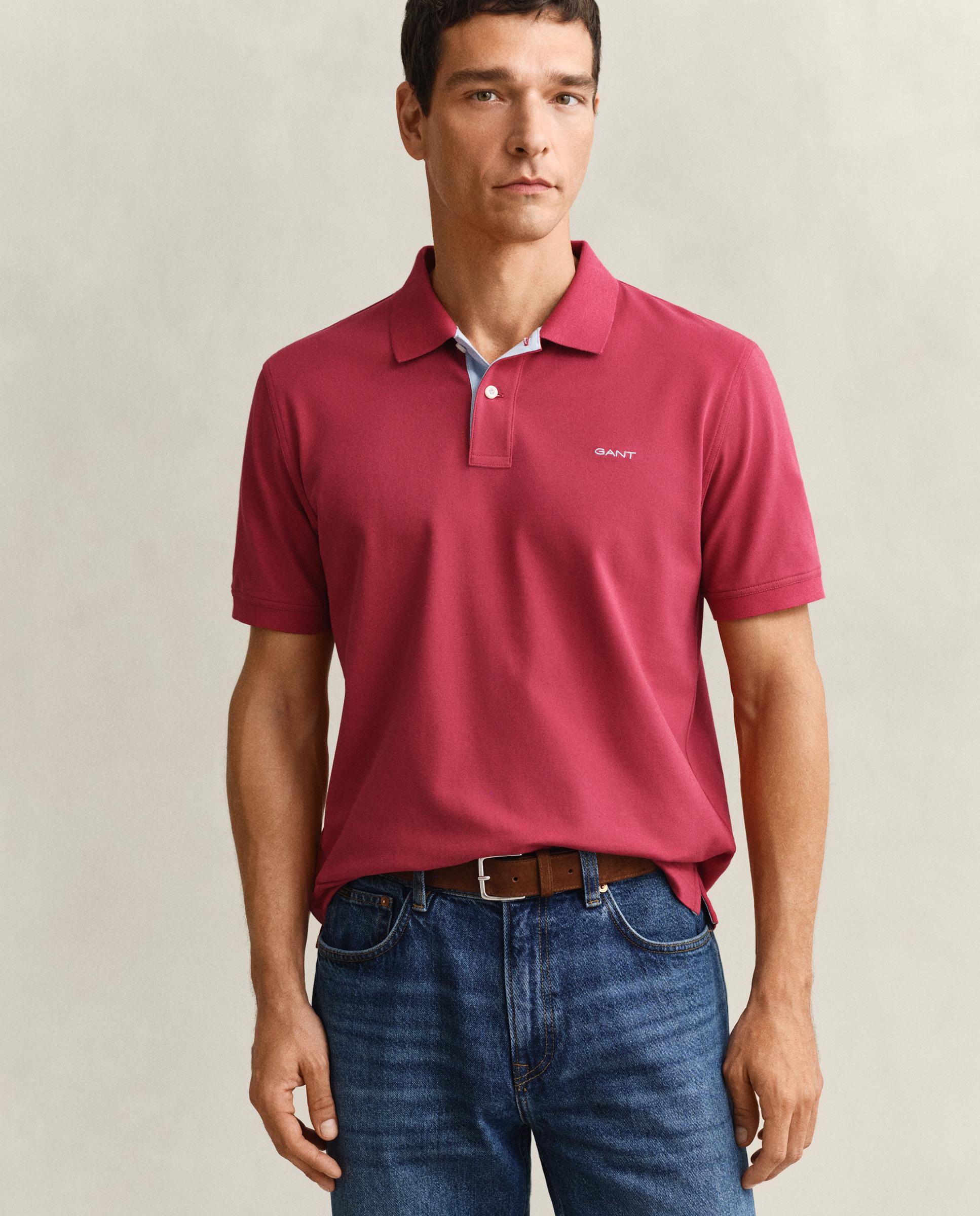 Imagem 0 de Polo de Piqué com Contraste