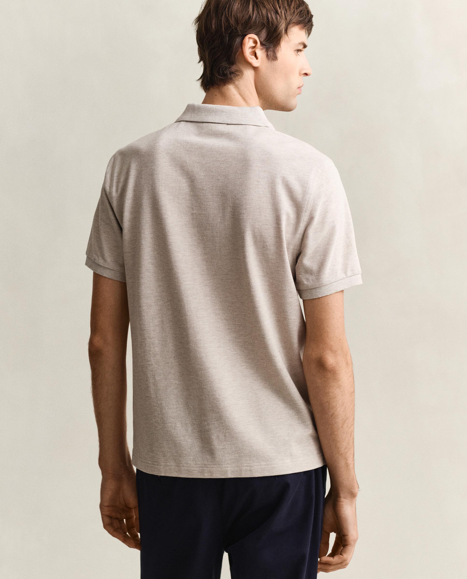 Polo de Piqué Regular Fit Shield Cru-2