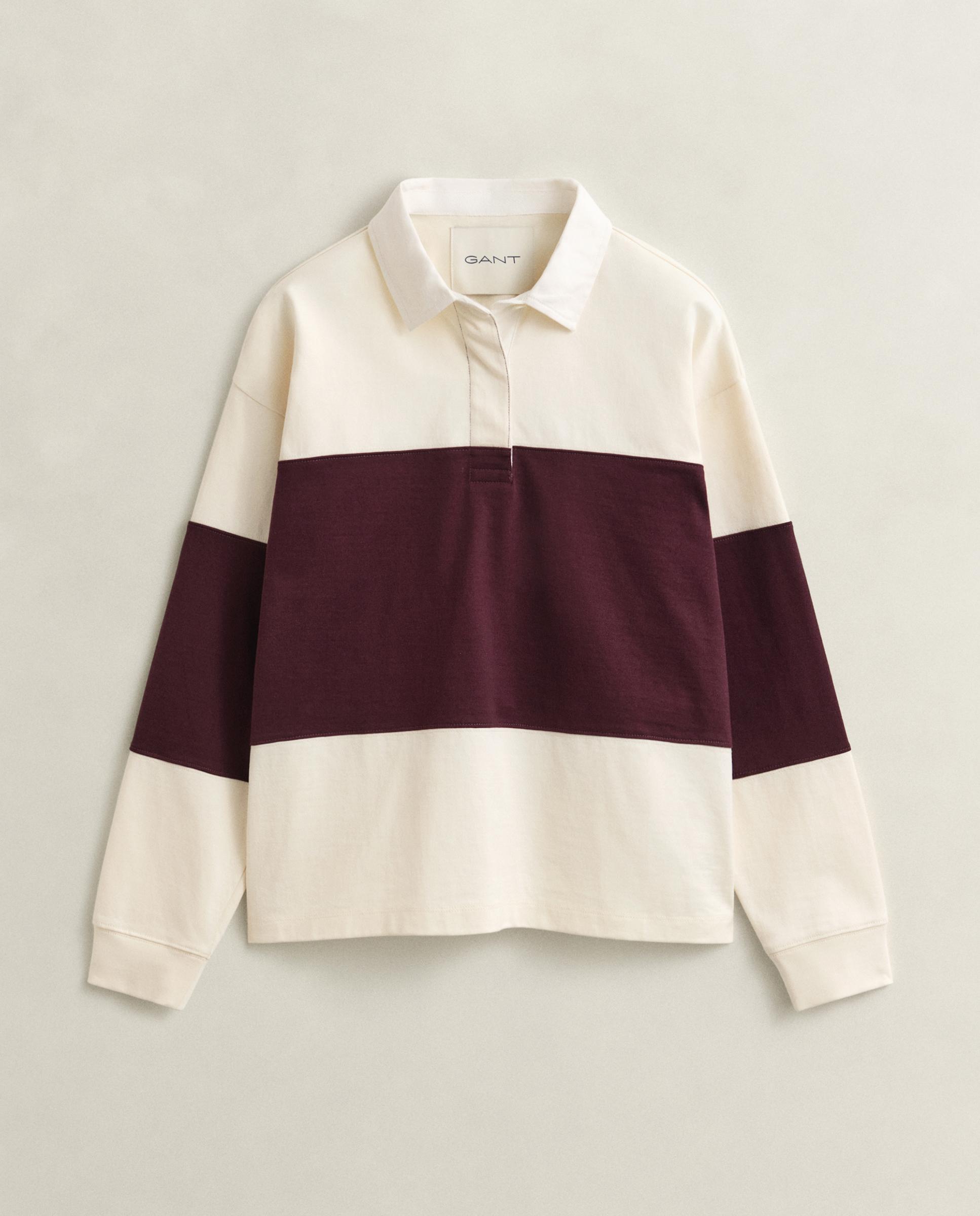 Polo de Manga Comprida Bicolor Multicolor-4
