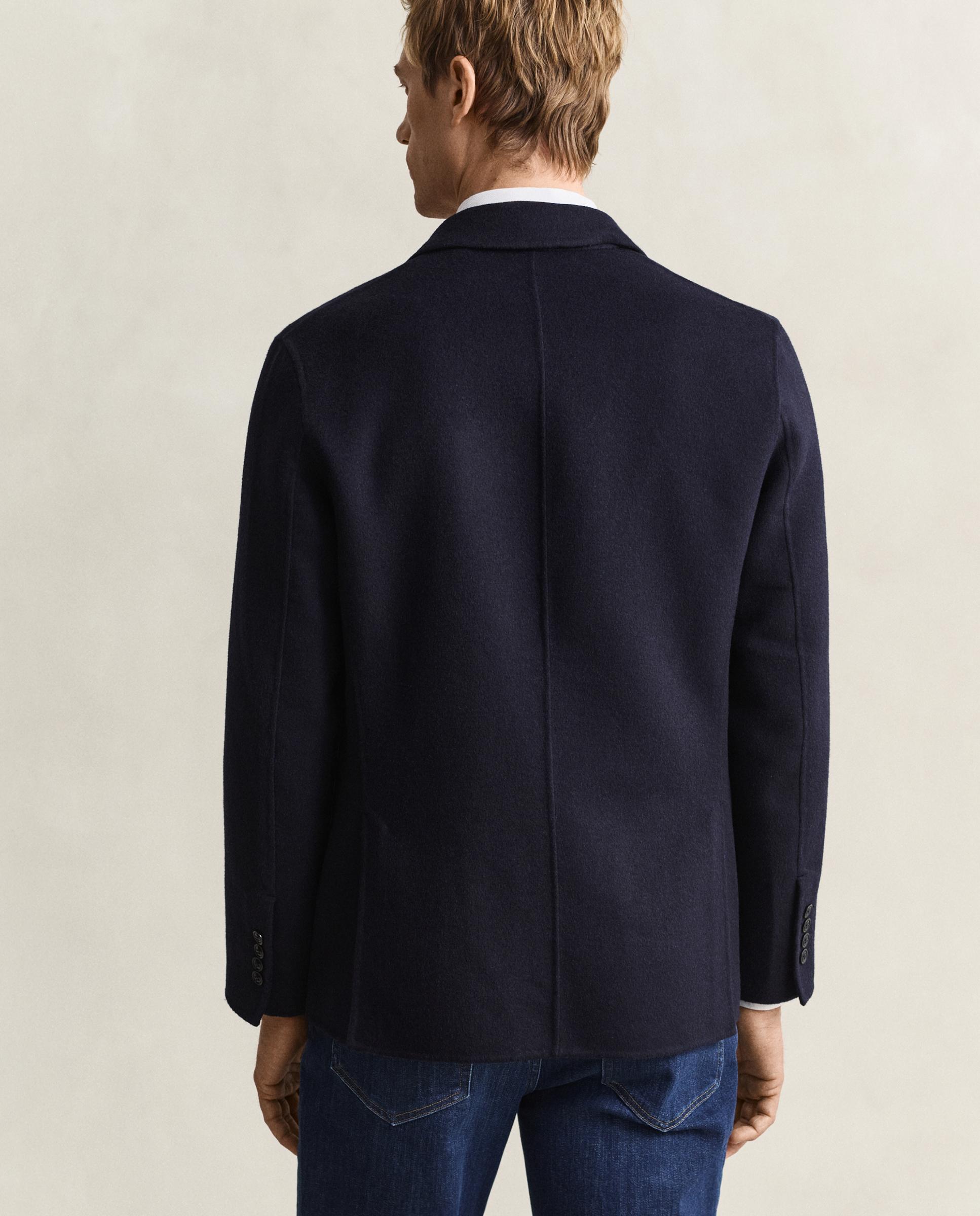 Blazer de Algodão com Botões Azul-2