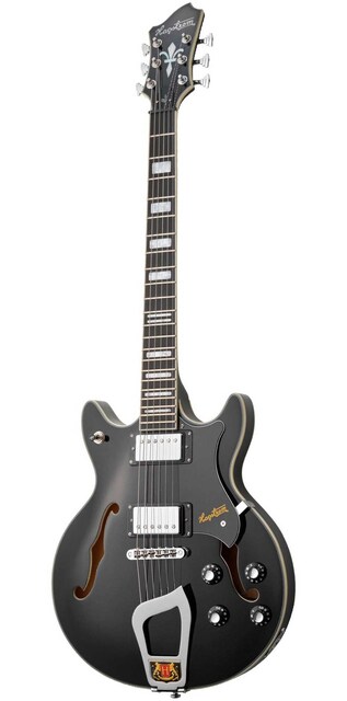 Imagem 0 de Guitarra Elétrica Hollowbody Hagstrom Alvar BLK