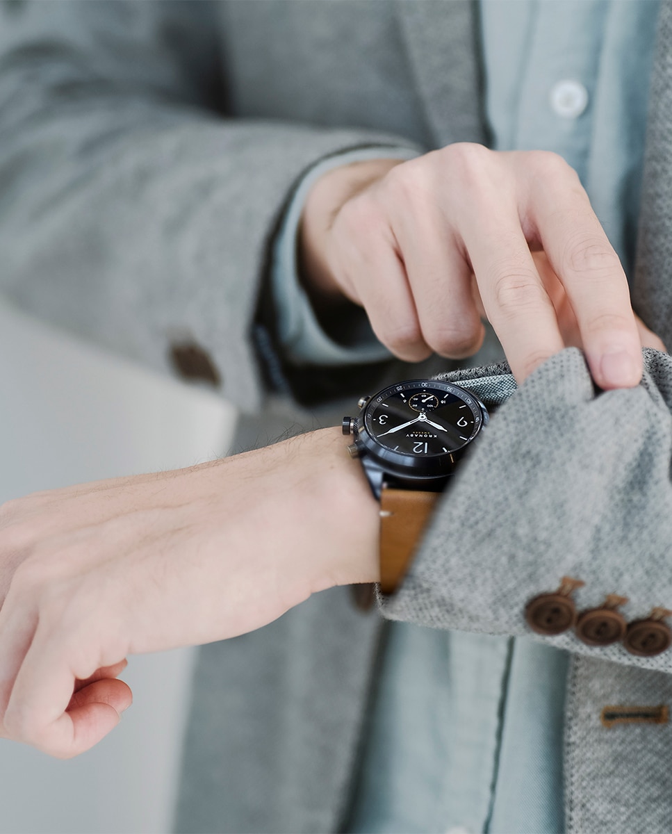 Smartwatch S0713 1 Sekel de Pele em Castanho Castanho-3