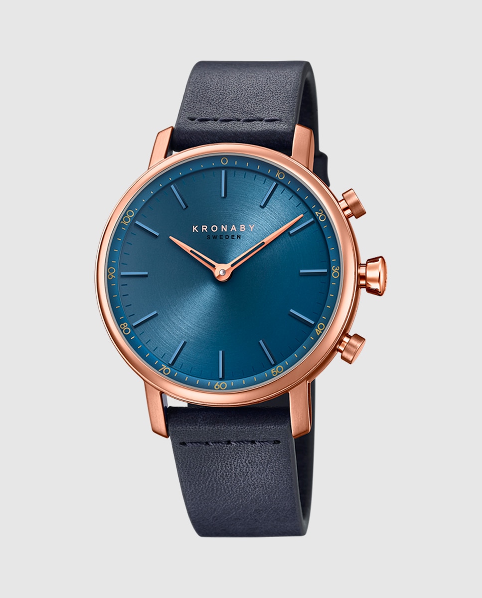 Imagem 0 de Relógio Smartwatch S0669 1 Carat de Pele em Azul
