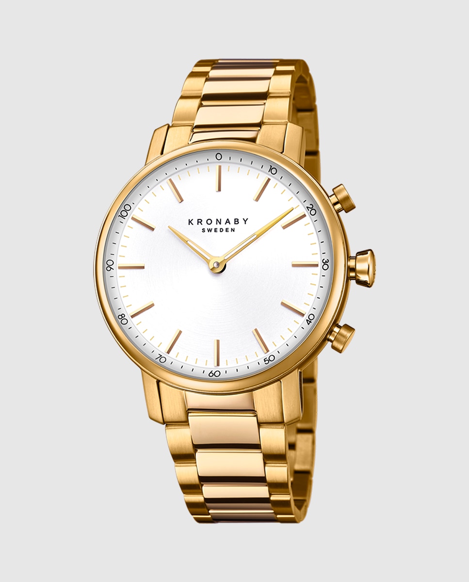 Relógio Smartwatch S2447 1 Carat de Aço em Dourado Ouro-1