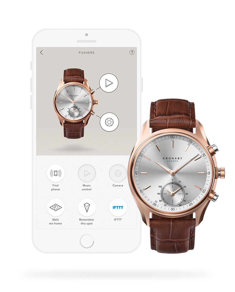 Smartwatch S2746 1 Sekel de Pele em Castanho Castanho-3
