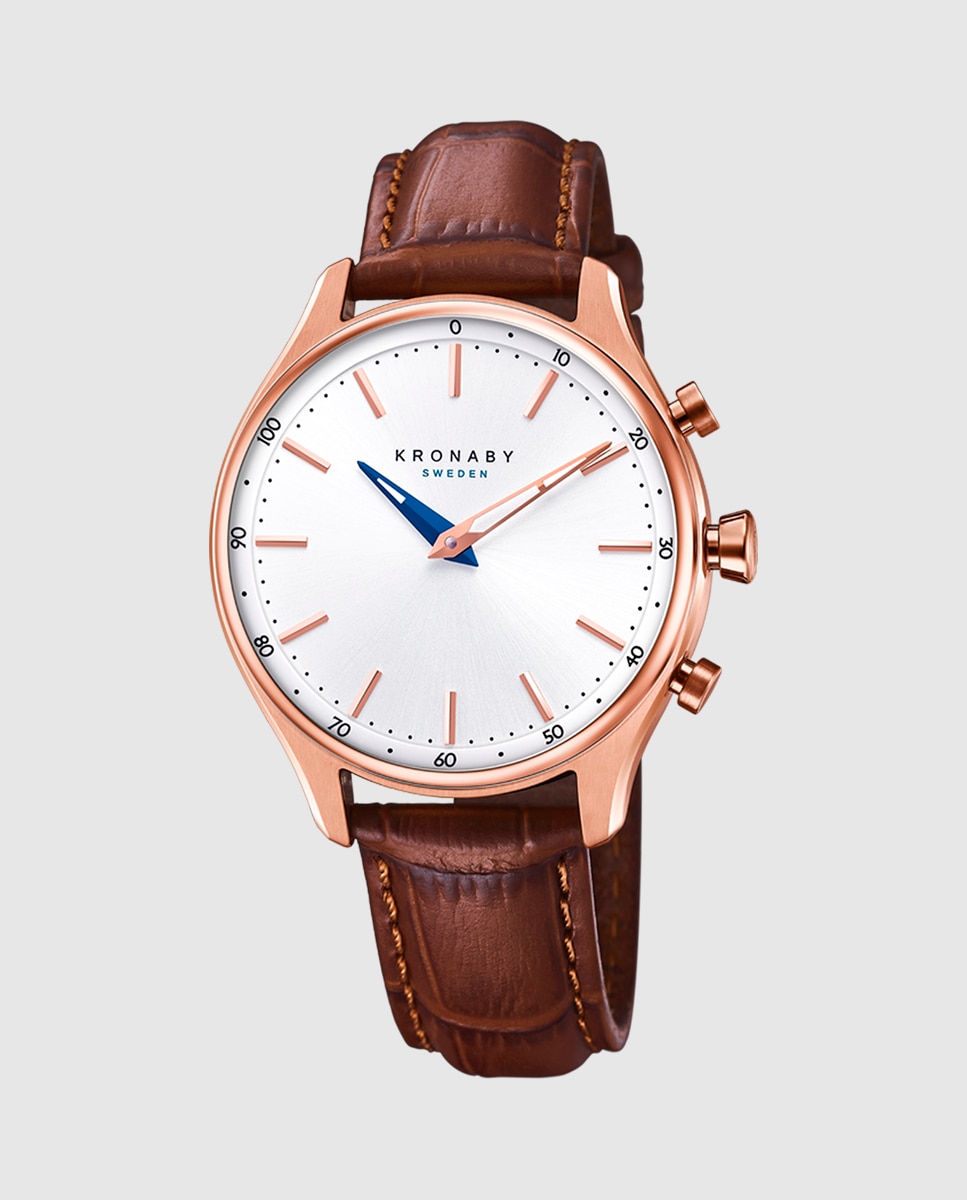 Smartwatch S2748 1 Sekel de Pele em Castanho Castanho-1
